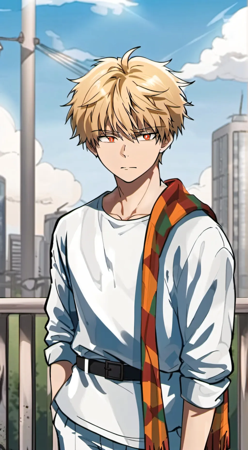 ai character: katsuki bakugo background