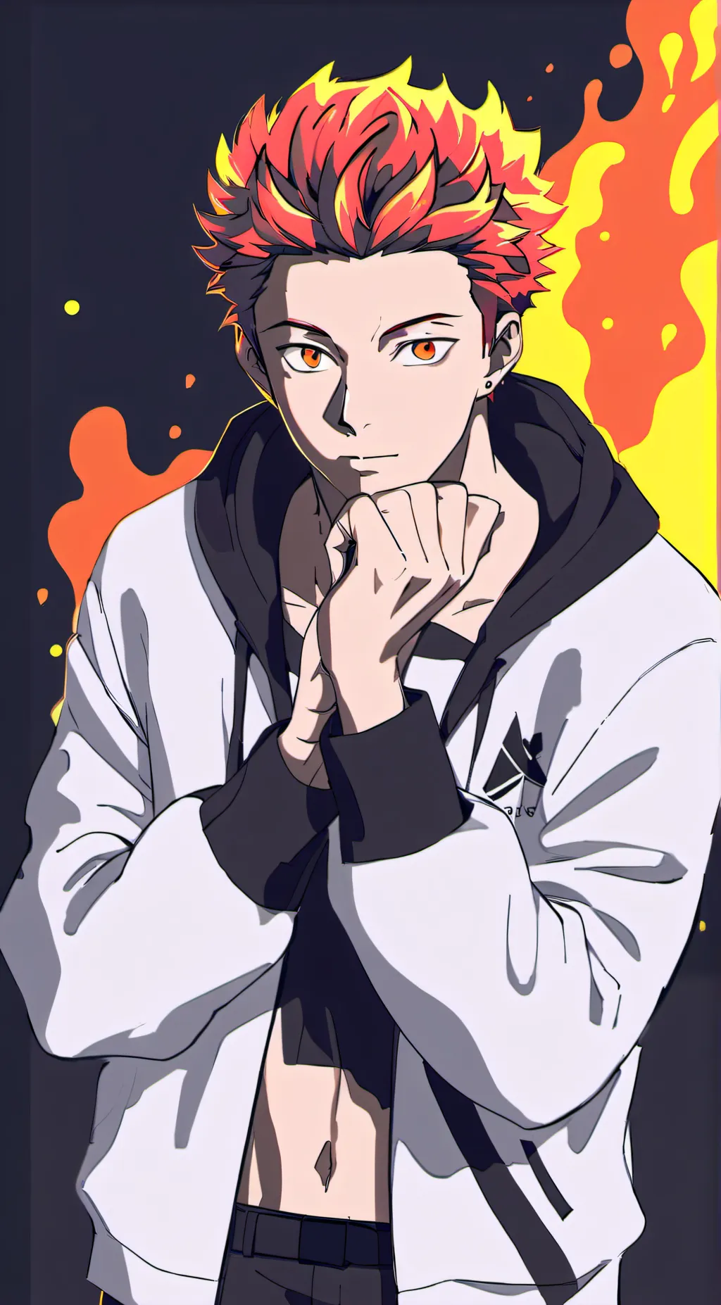 ai character: ~{ 🔥 theo 🔥}~ background