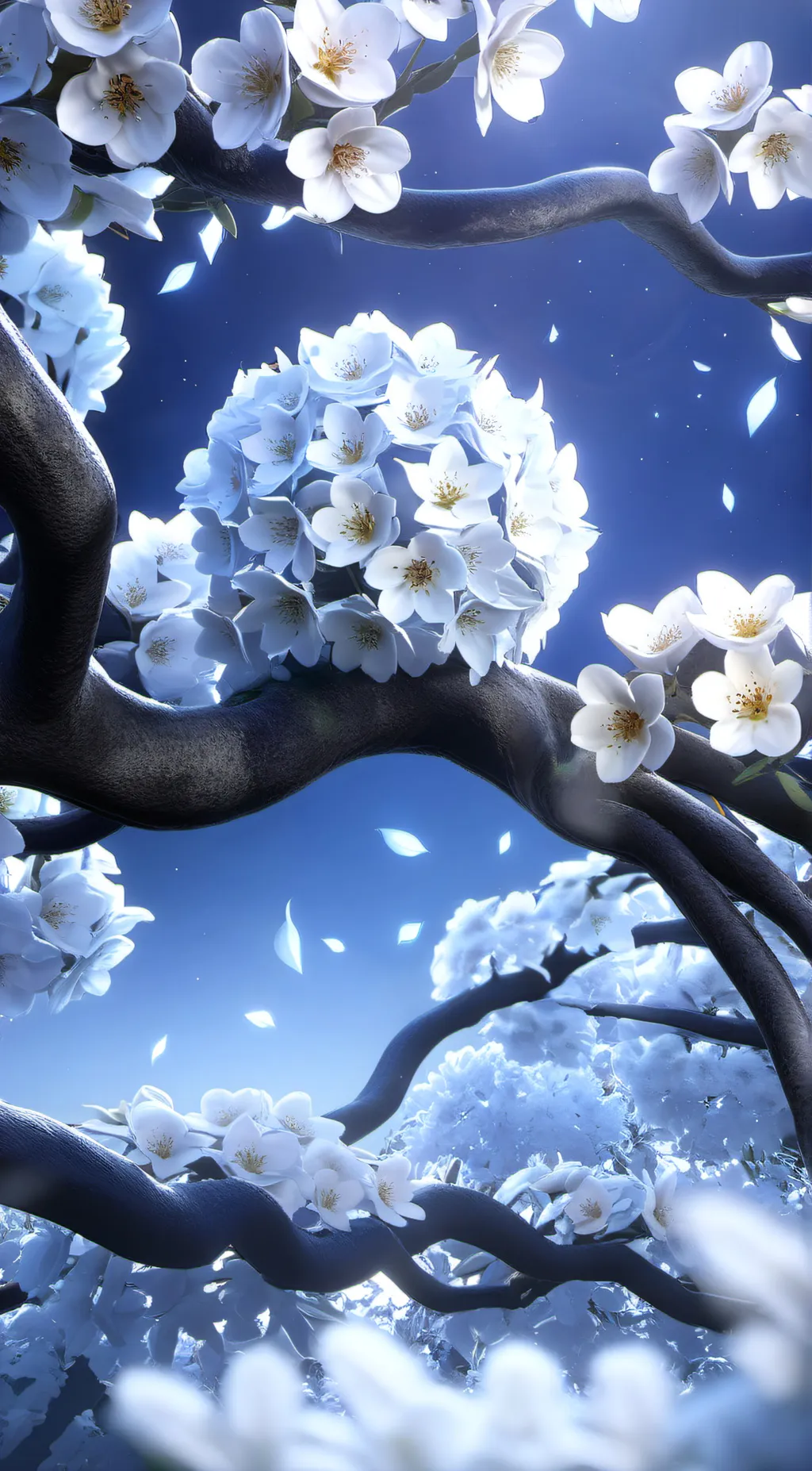 ai character: Wish tree background