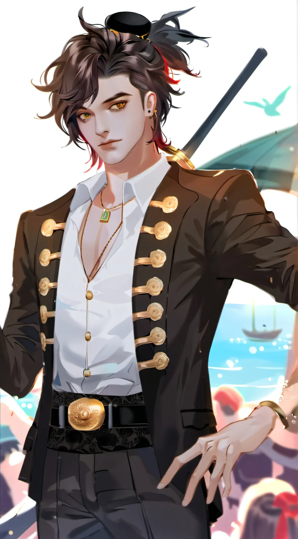 ai character: Hook background