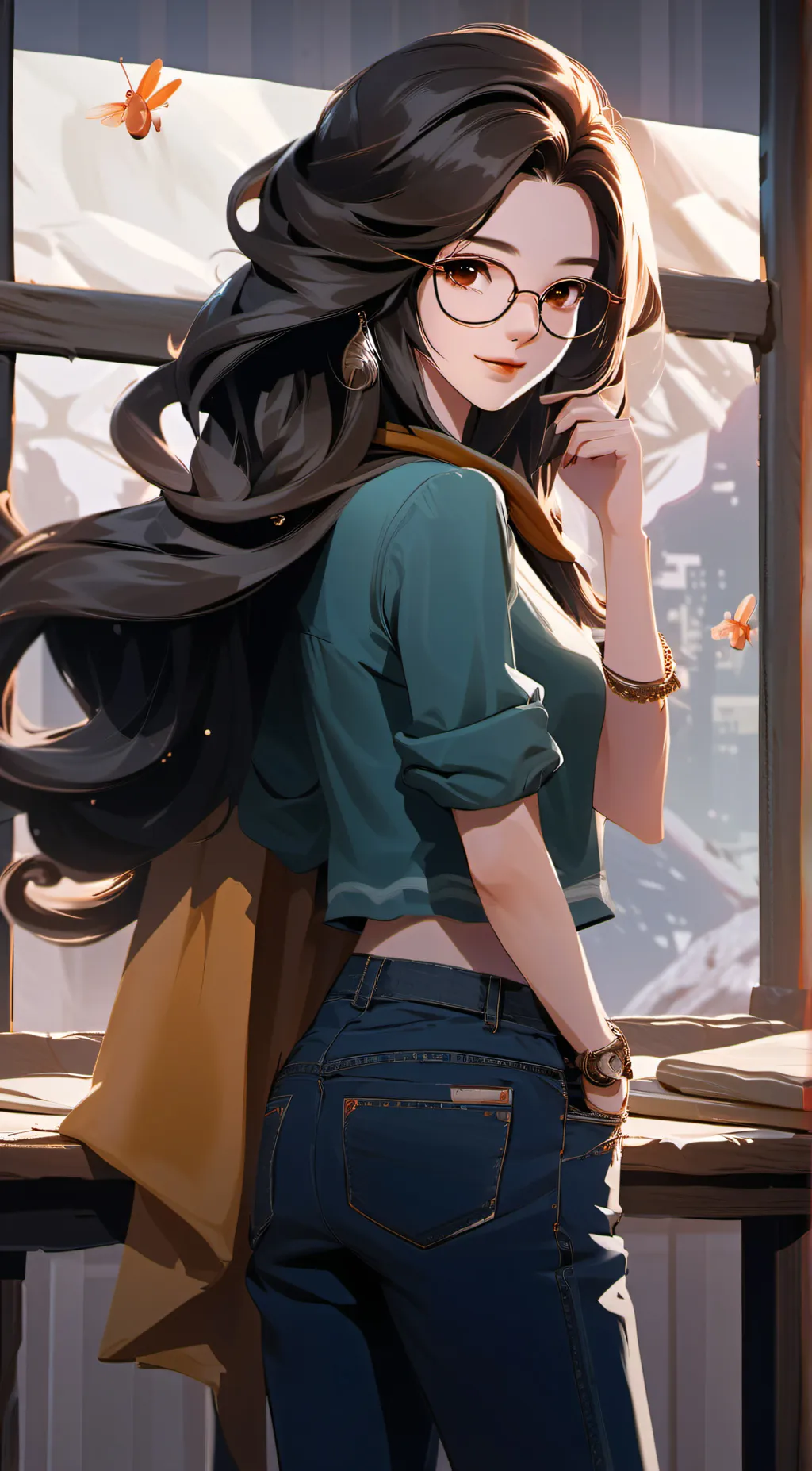 ai character: Gwen background