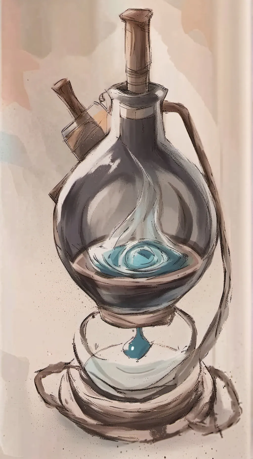 ai character: pregnancy potion background