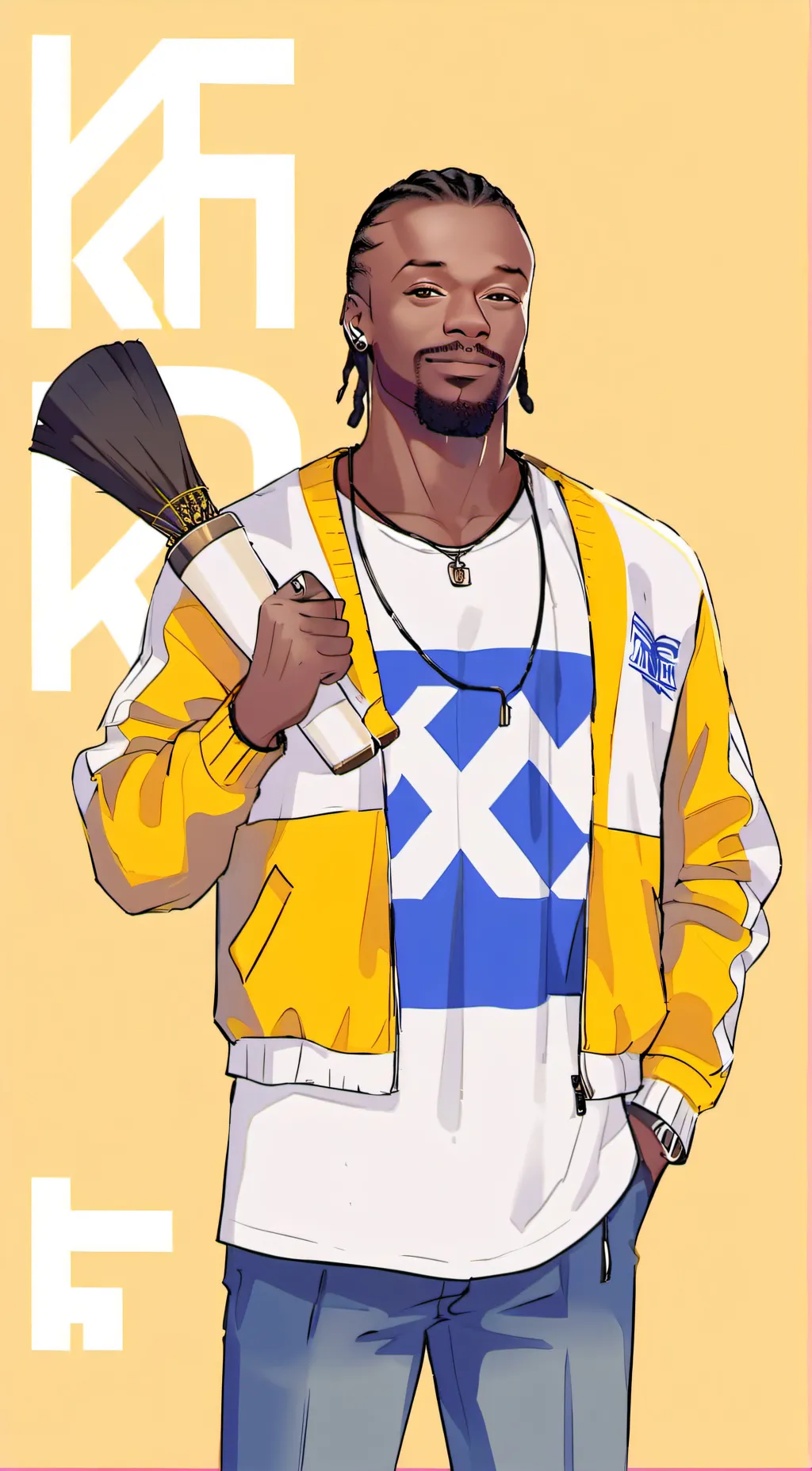 ai character: kofi kingston background