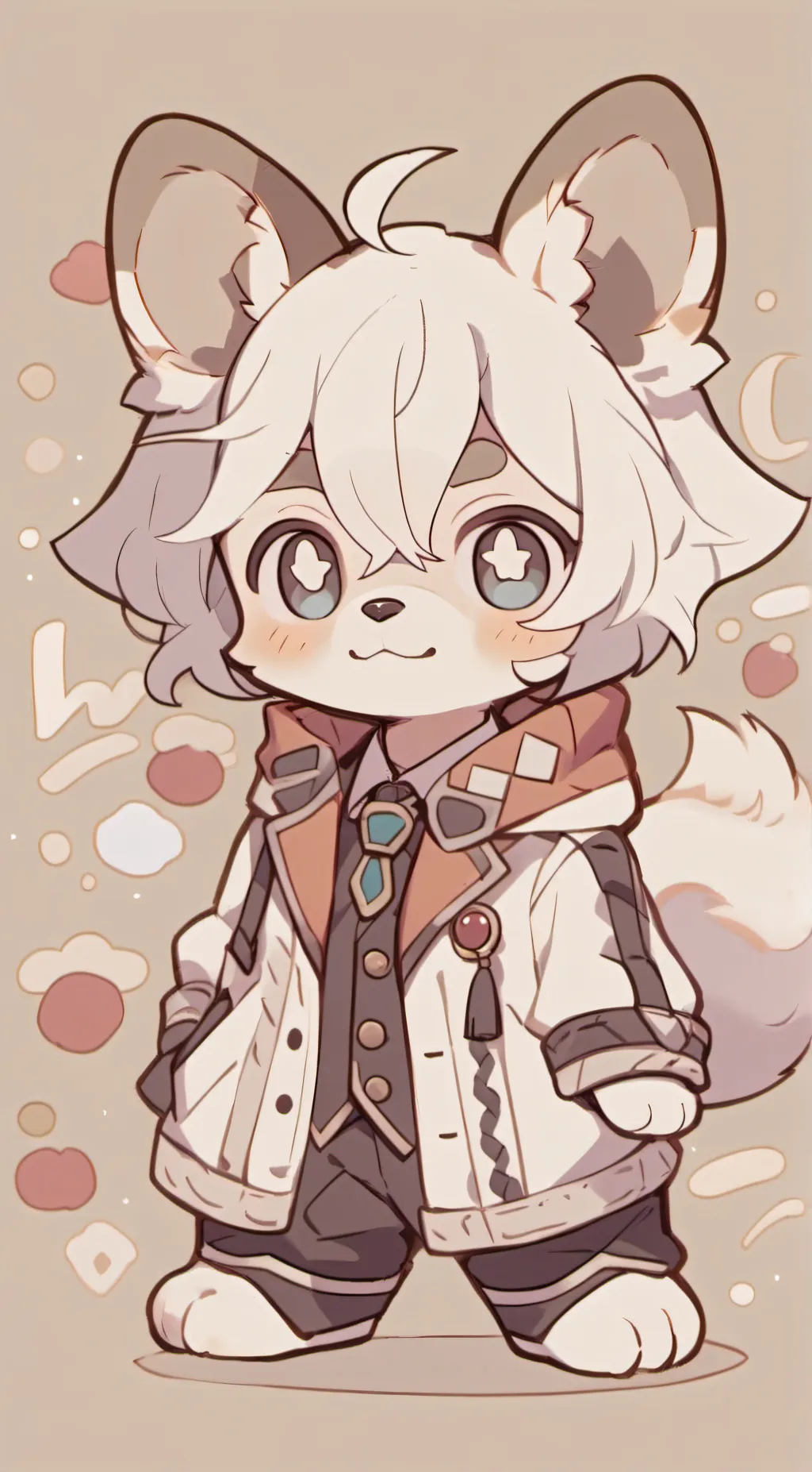 ai character: Coconut background