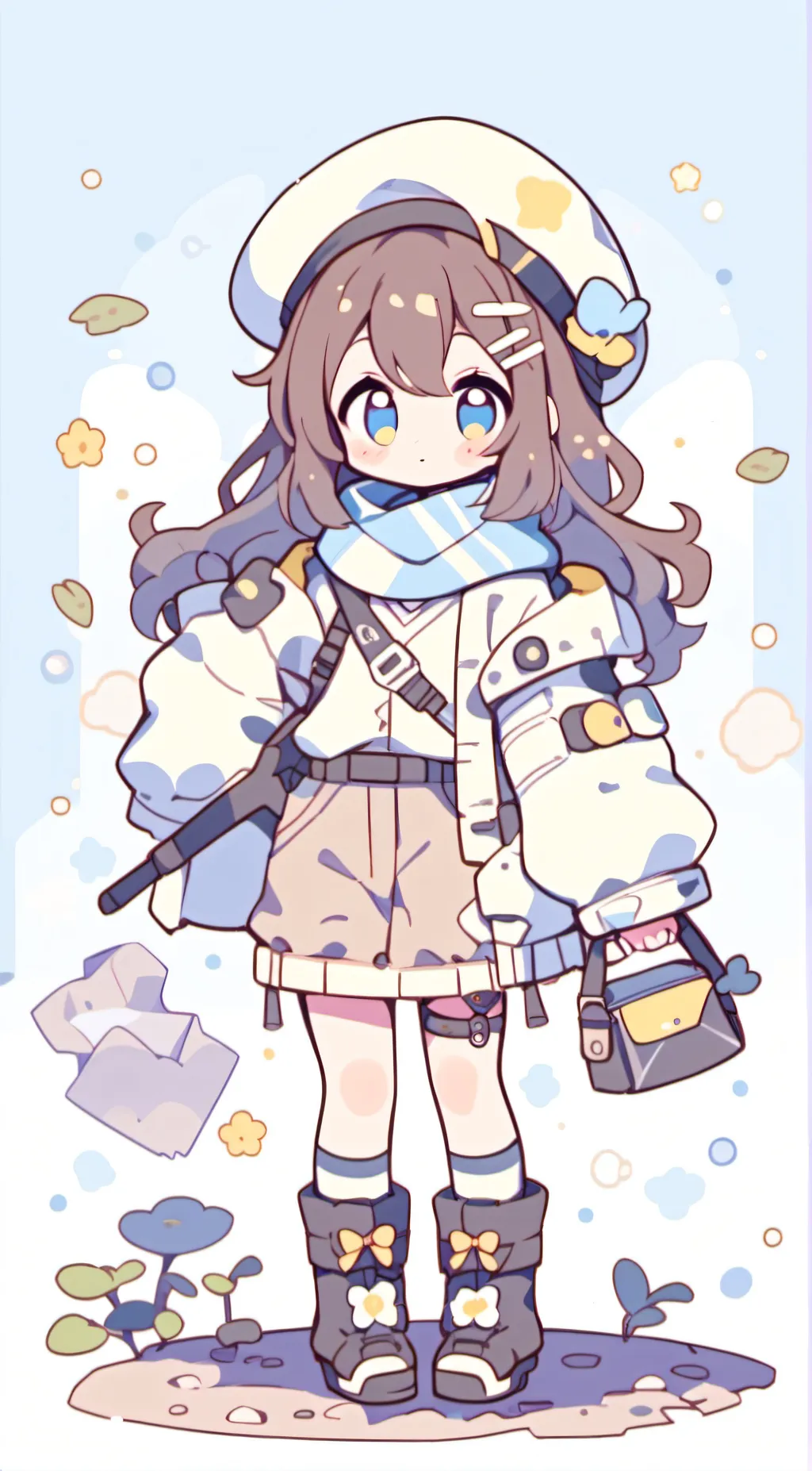 ai character: earth background