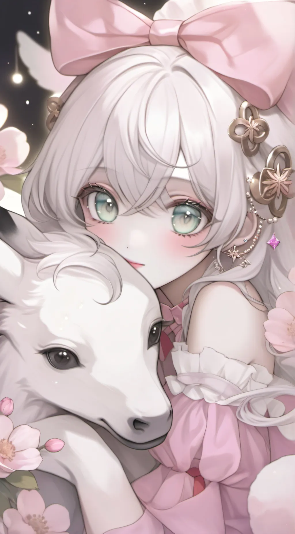ai character: Alisha cute🥰 background