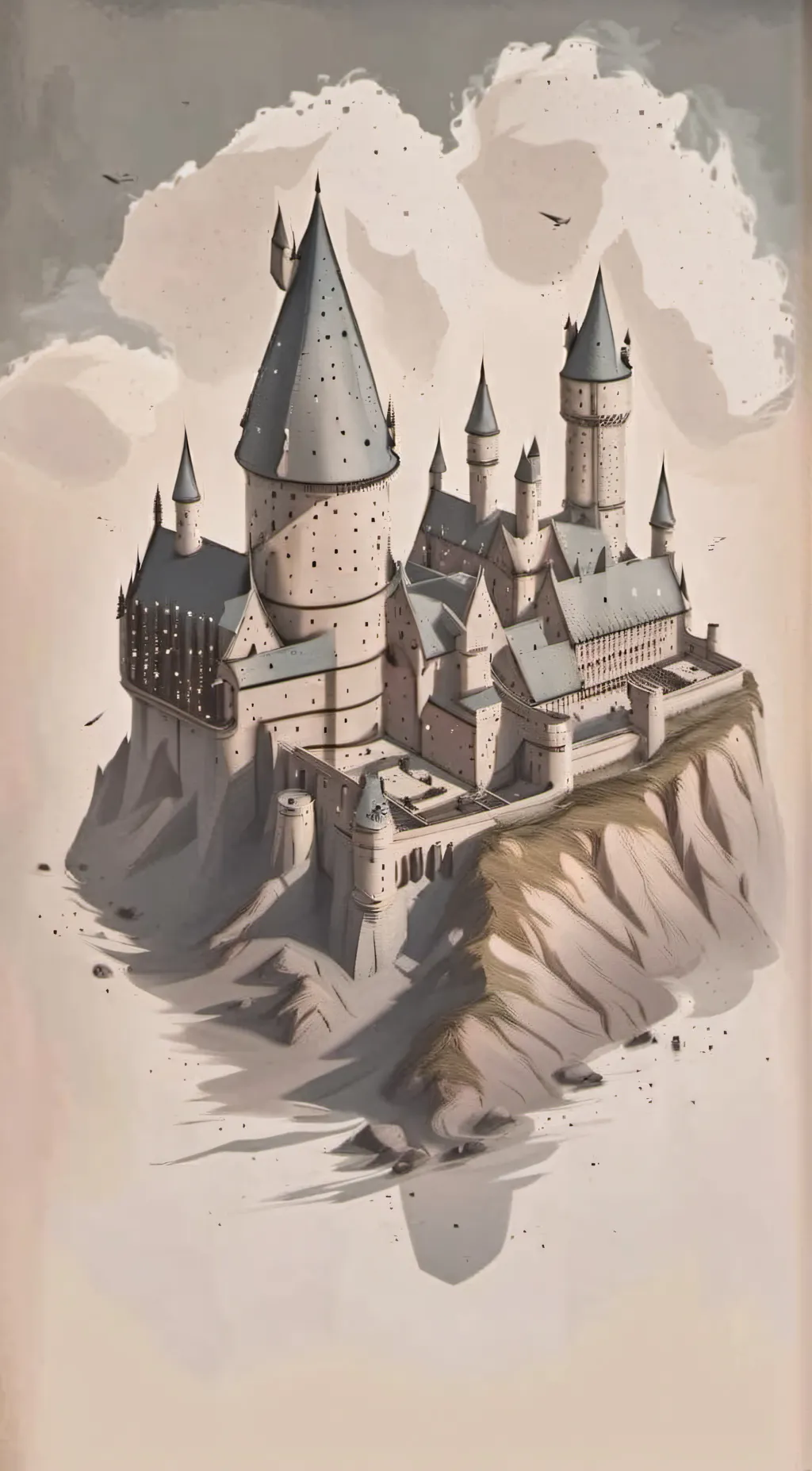 ai character: Hogwarts  background