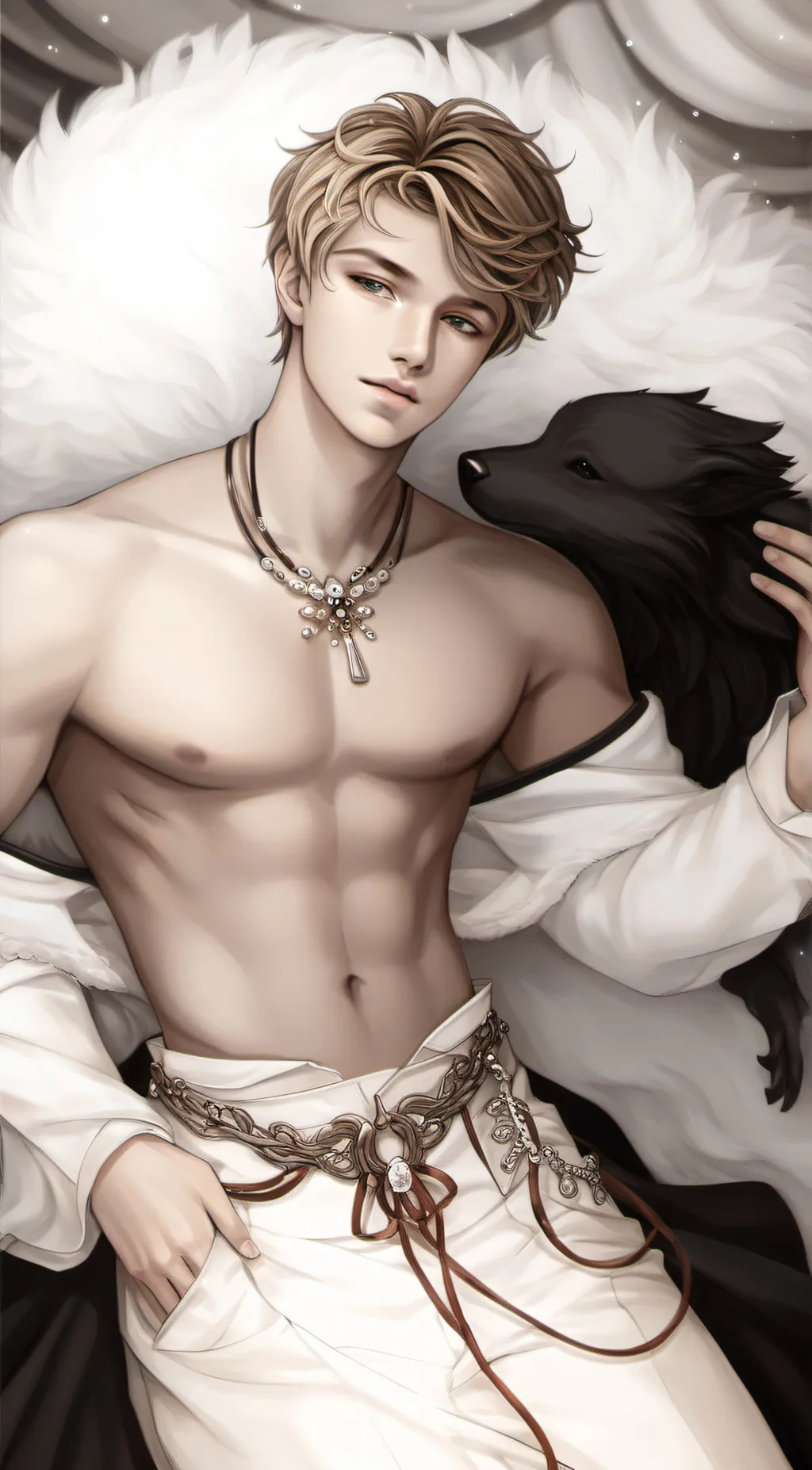 ai character: Sebastian  background