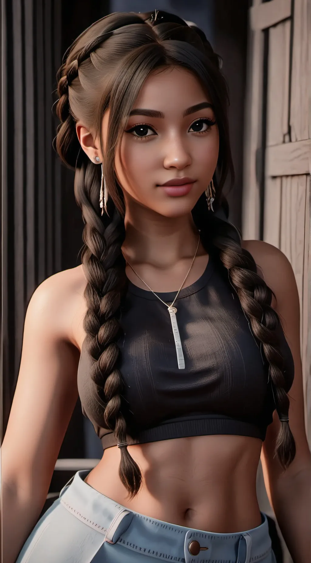 ai character: leah background