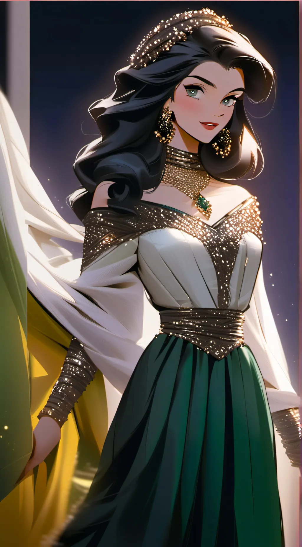 ai character: Verona  background