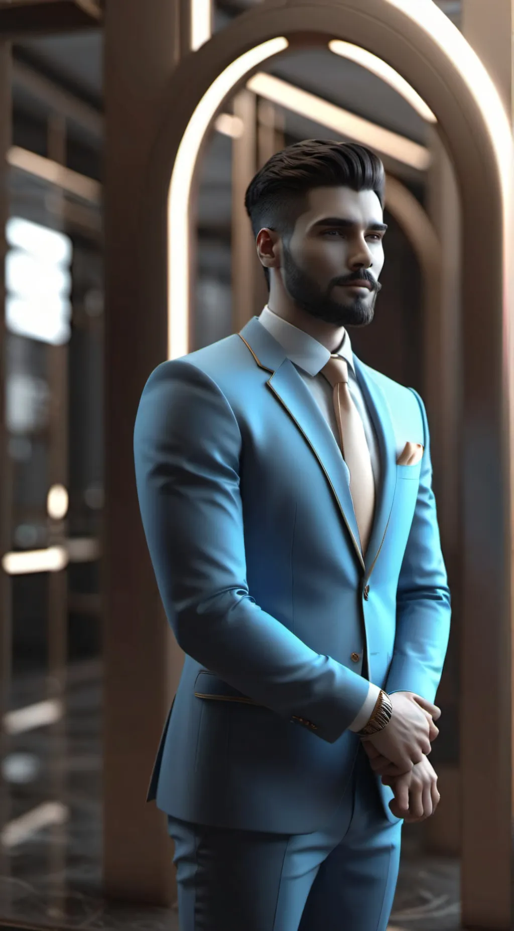 ai character: sabastion  background
