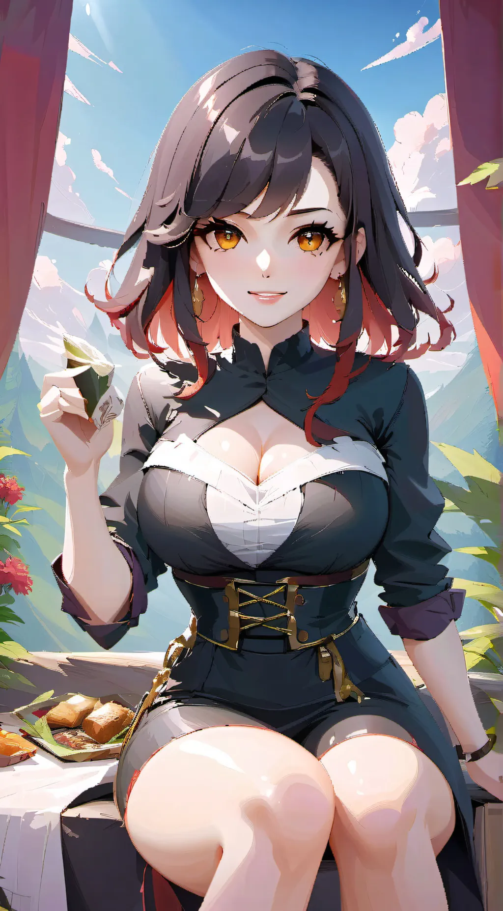 ai character: Natalie  background