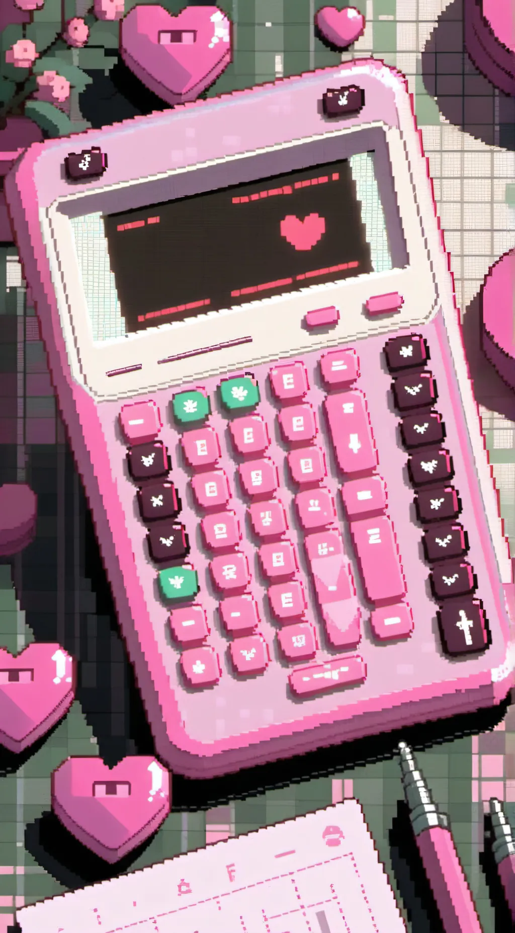 ai character: Love calculator  background