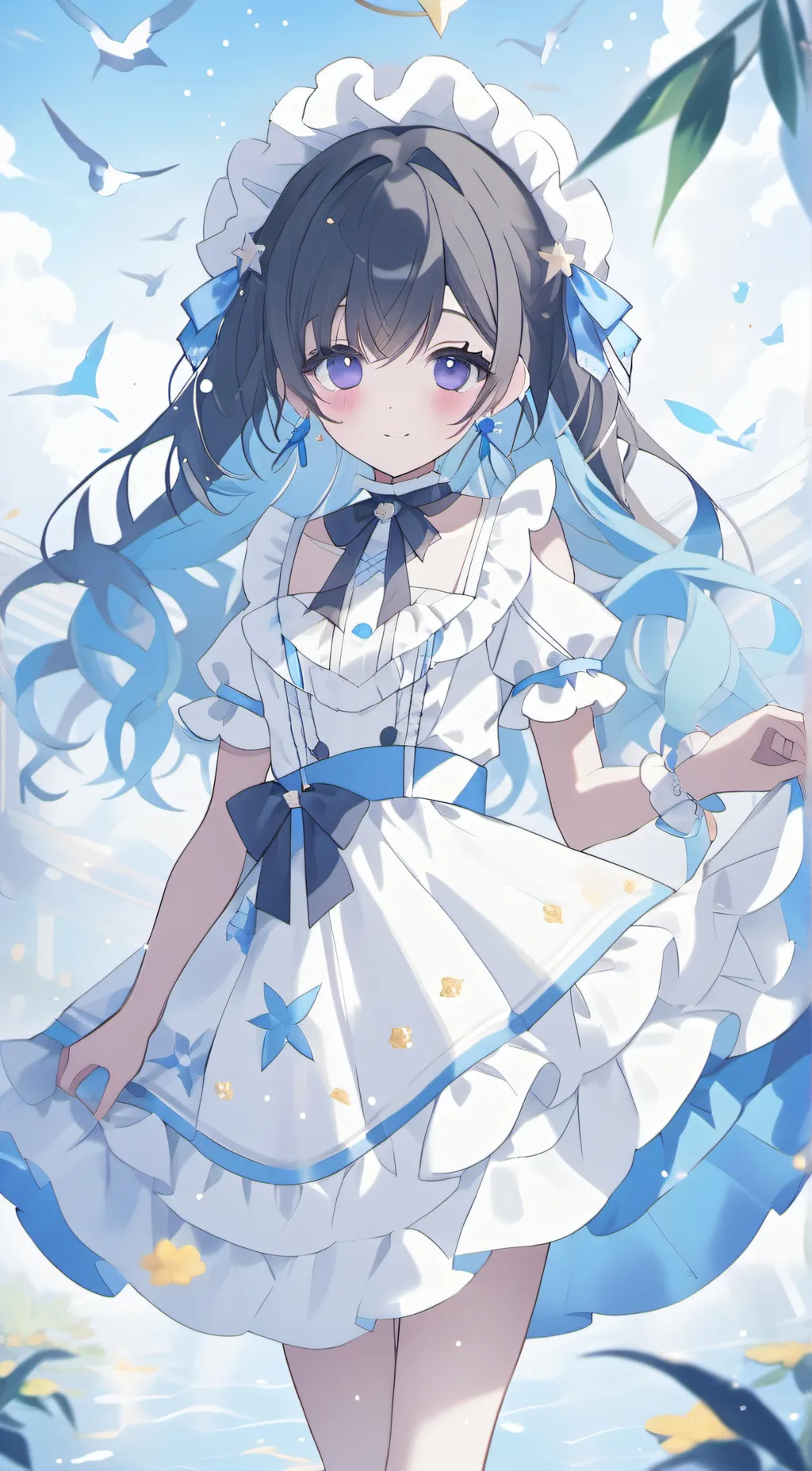 ai character: Harmony background