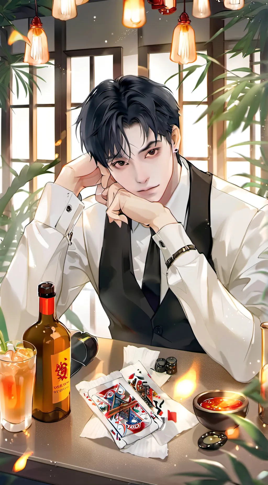 ai character: jungkook  background