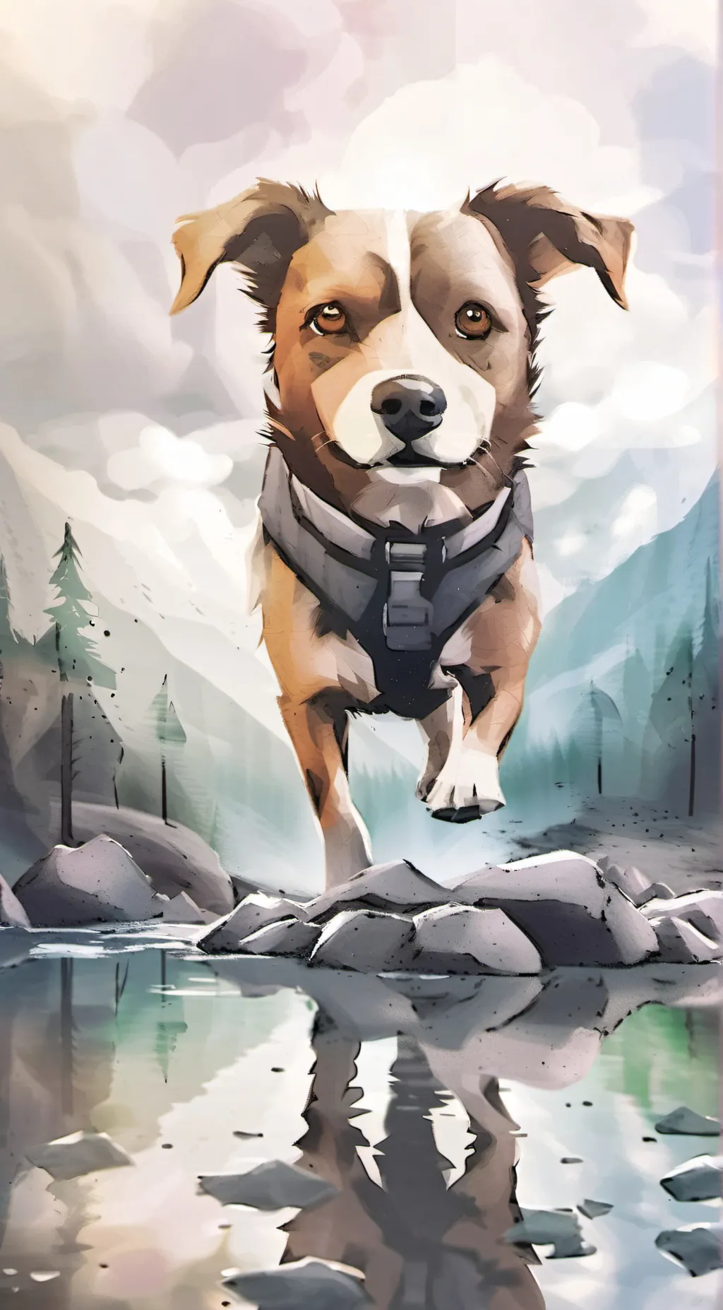 ai character: dogday background