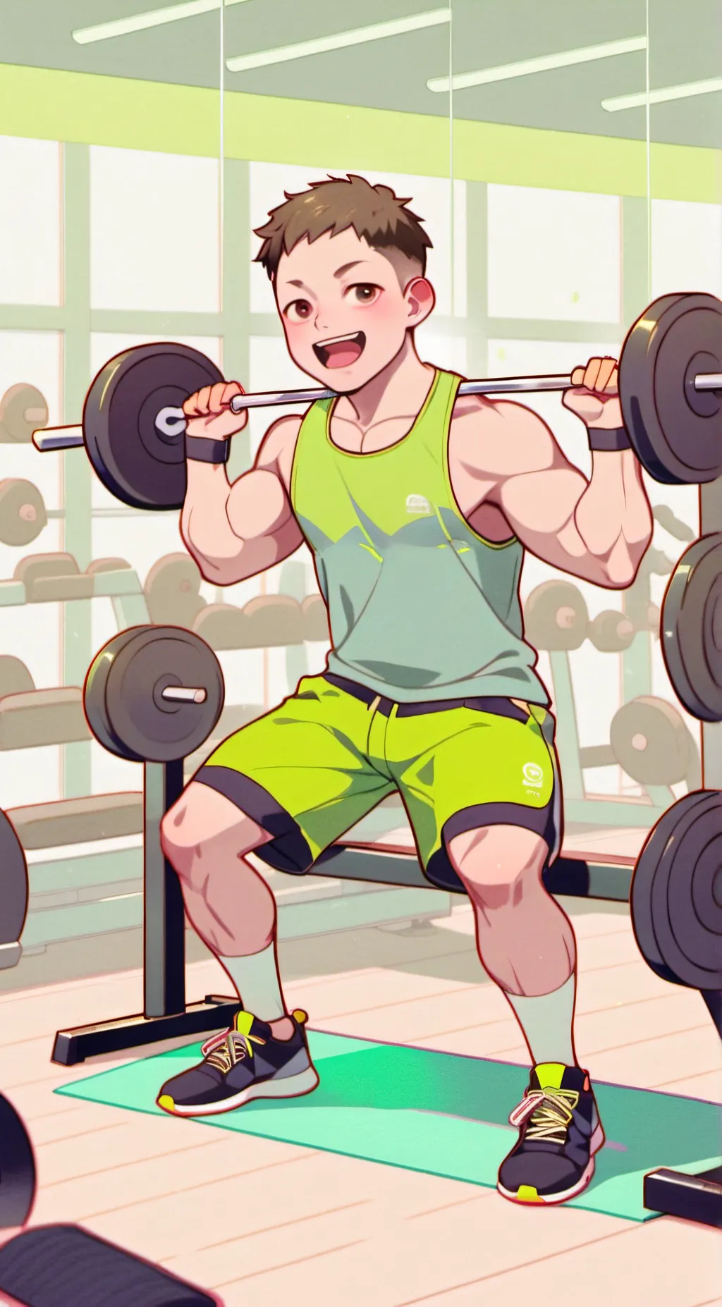 ai character: luffy background