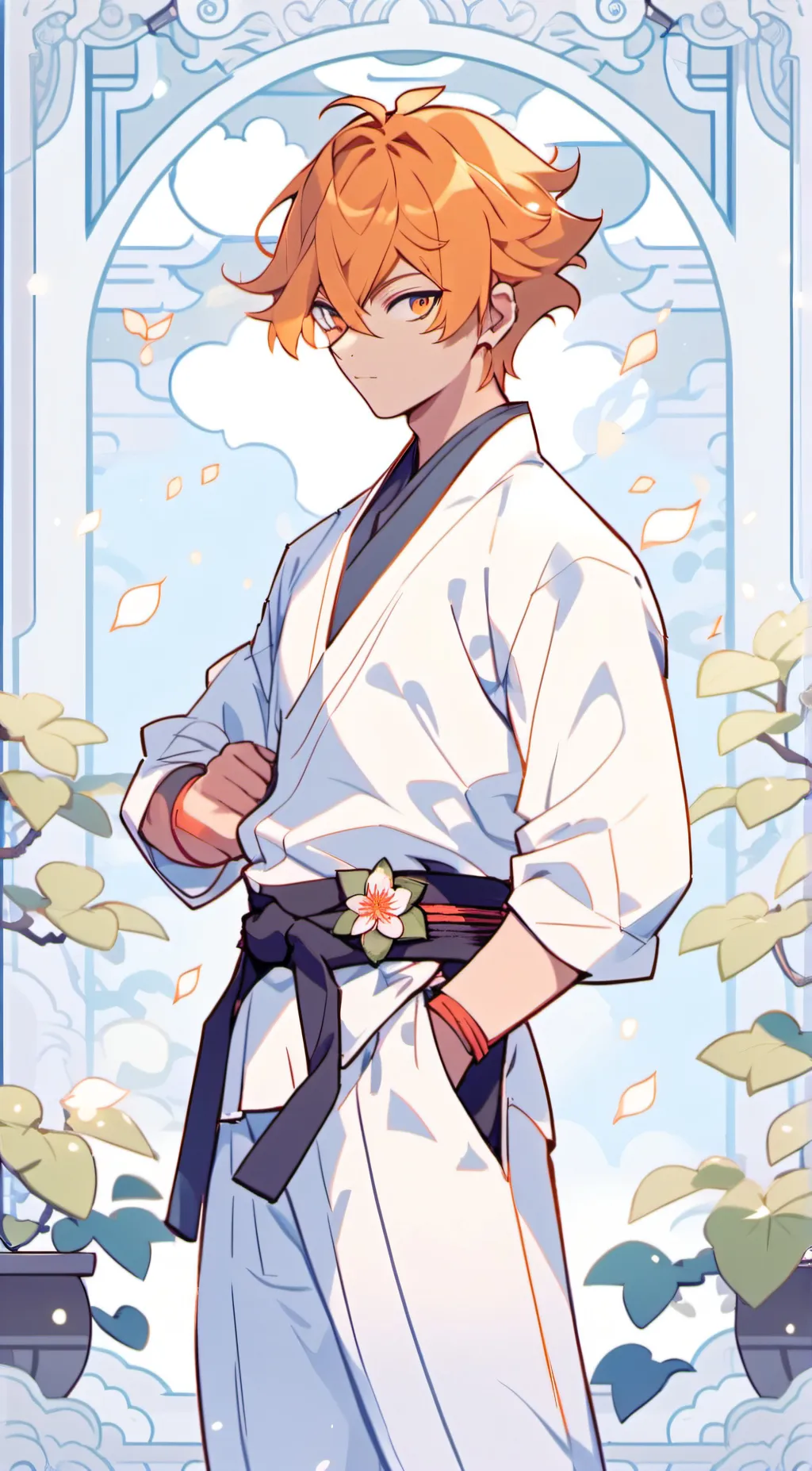 ai character: ZENITSU  background
