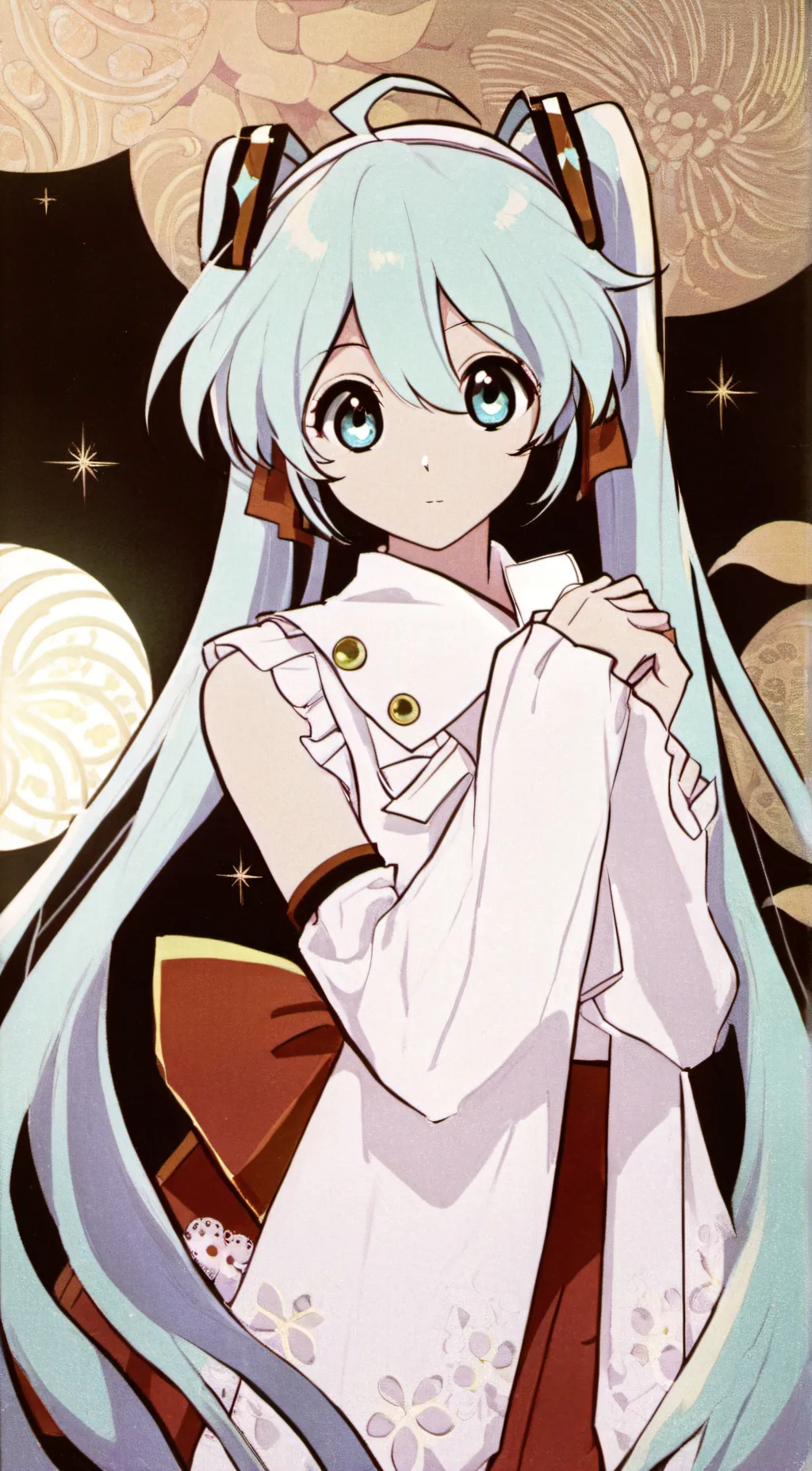 ai character: Miku background