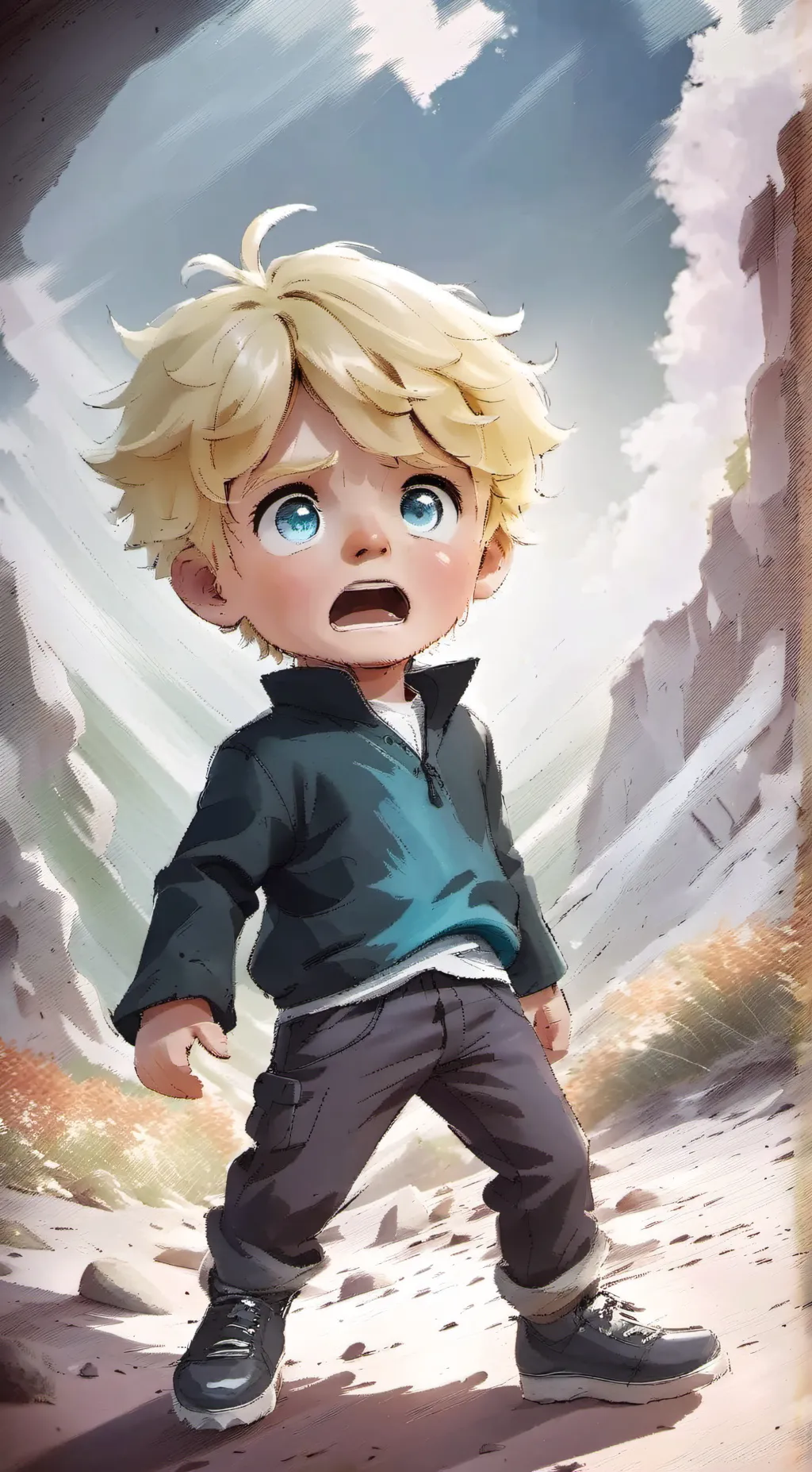 ai character: Blakey  background