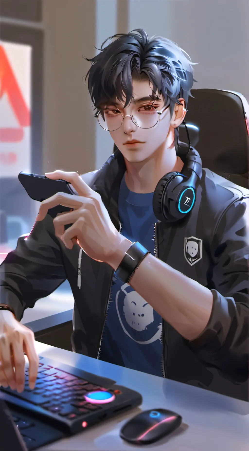 ai character: RyanSM background