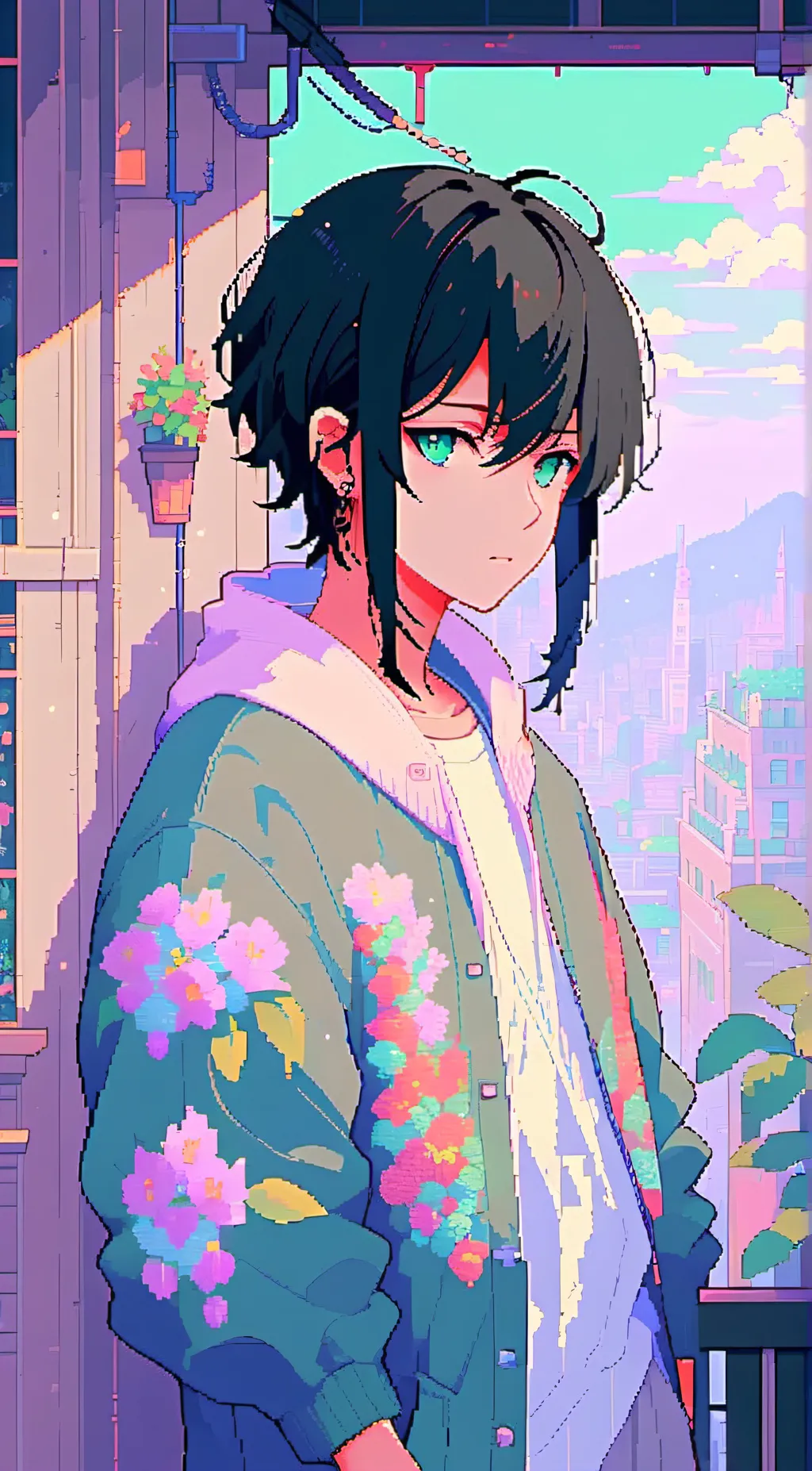 ai character: muichiro(muitan)  background
