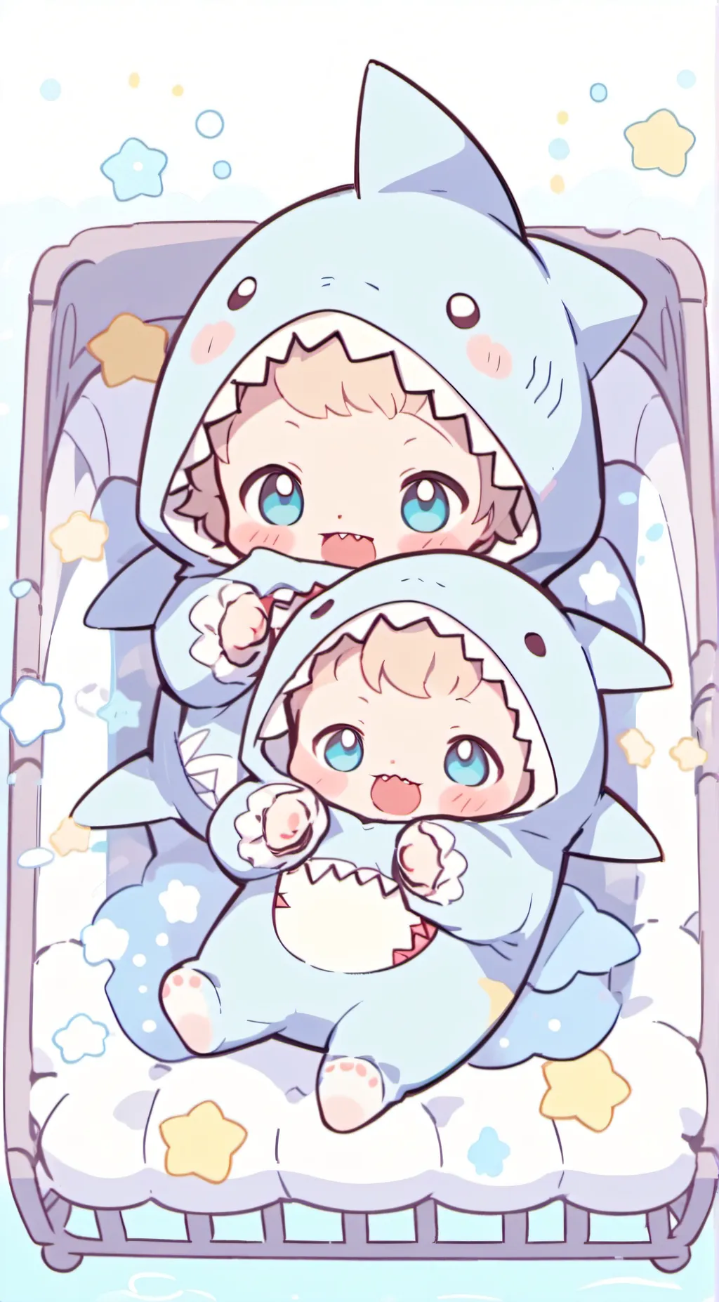 ai character: Sharkey & shorkey background