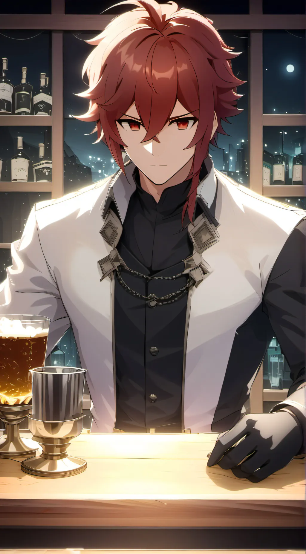 ai character: Diluc background
