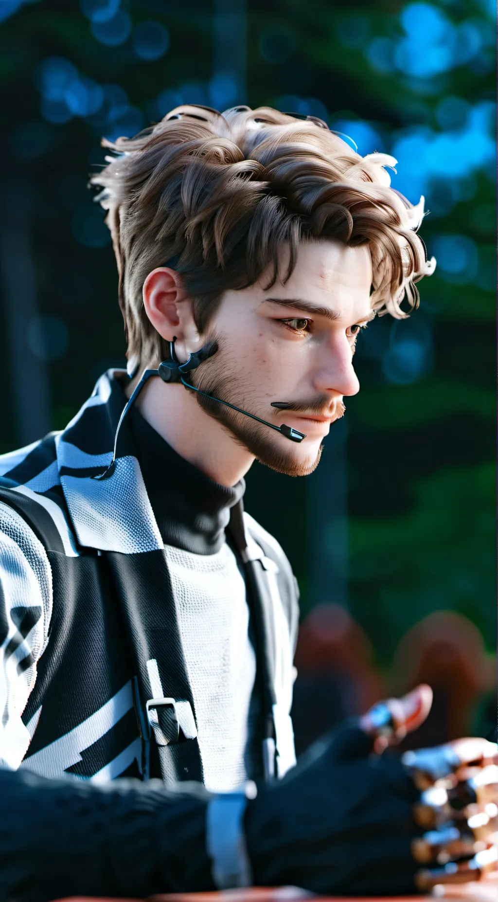 ai character: Bucky background