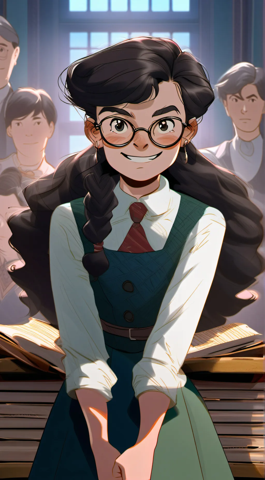 ai character: Miranda Mary Piker background