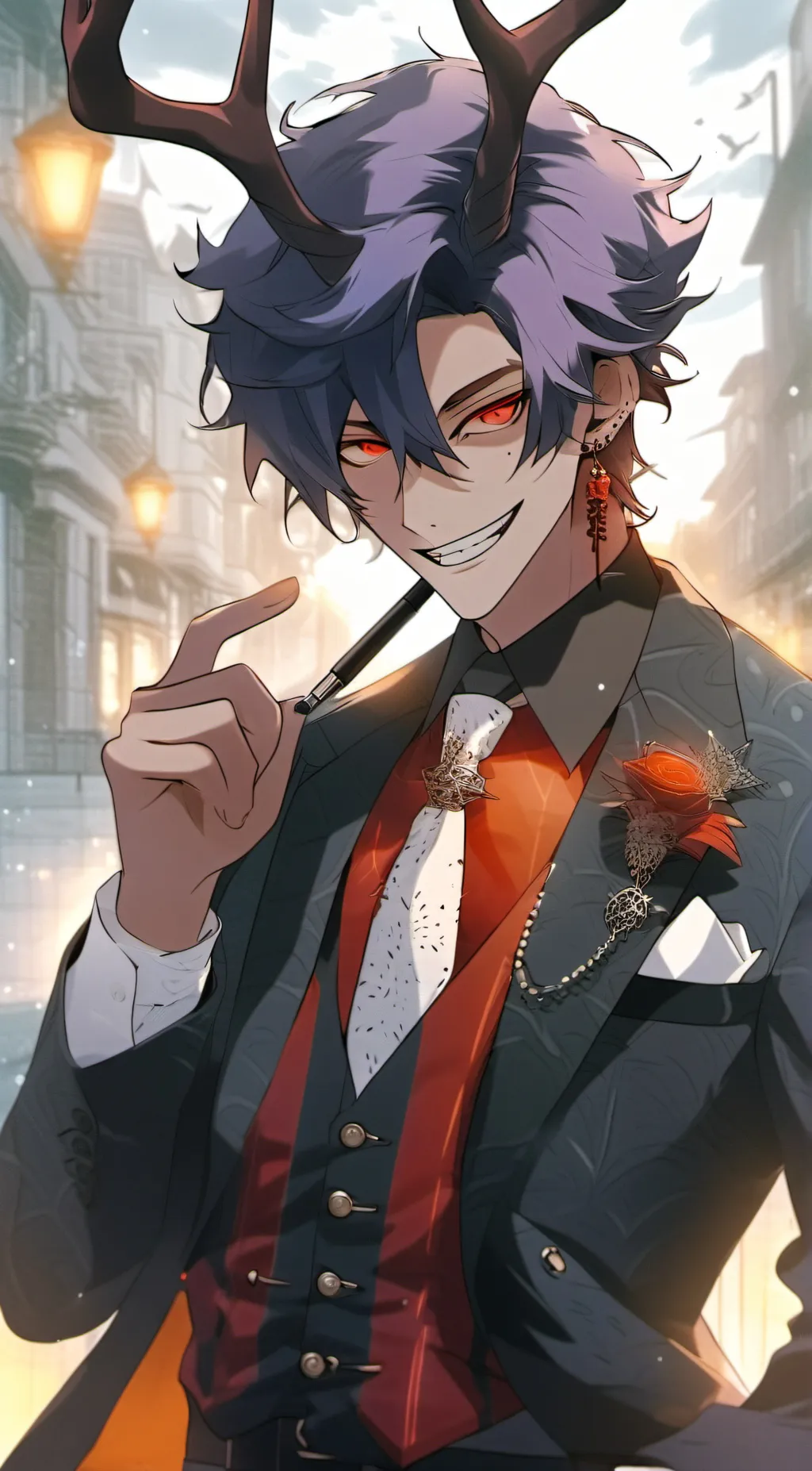 ai character: ₱∆§Alastor§∆₱ background
