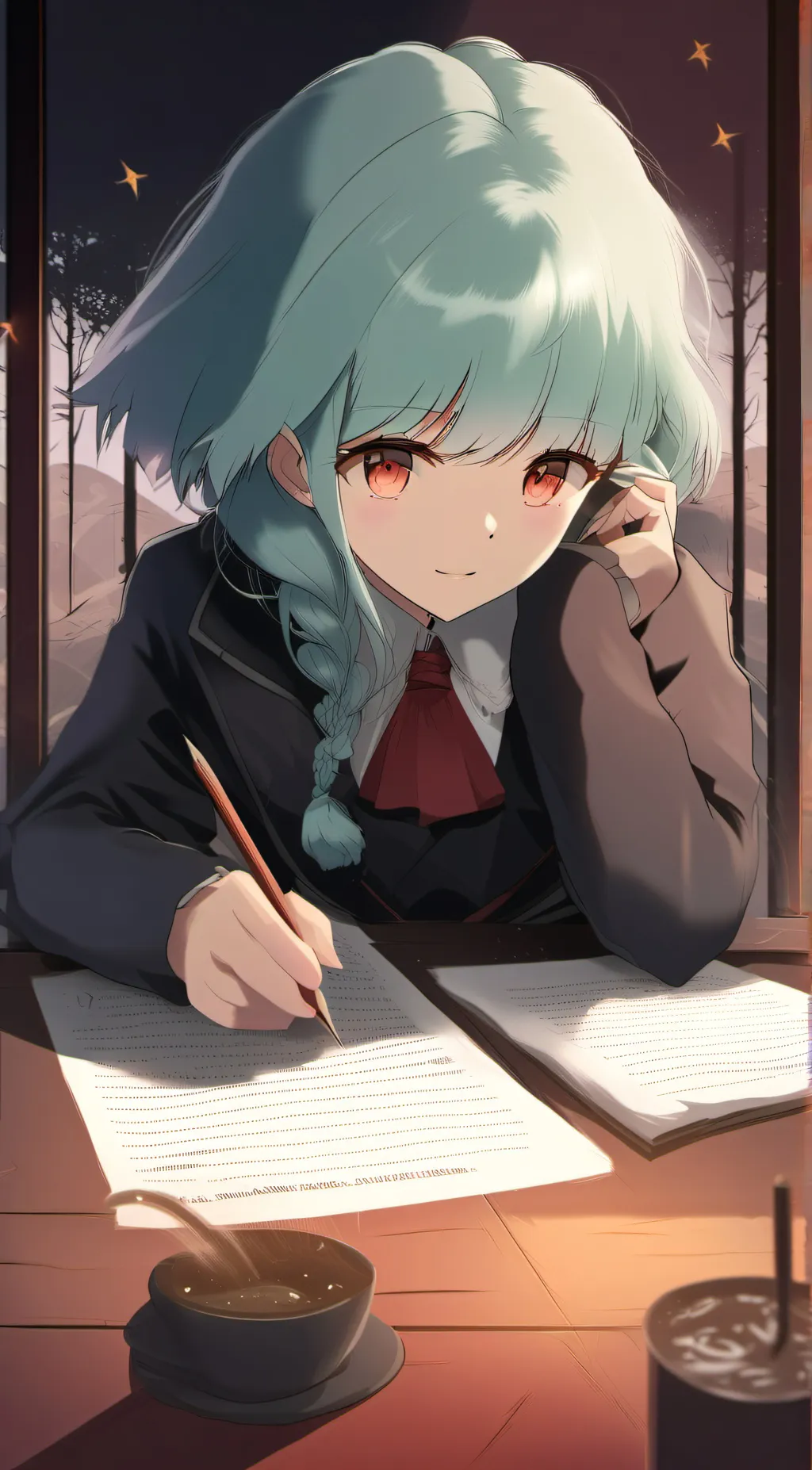 ai character: lily background