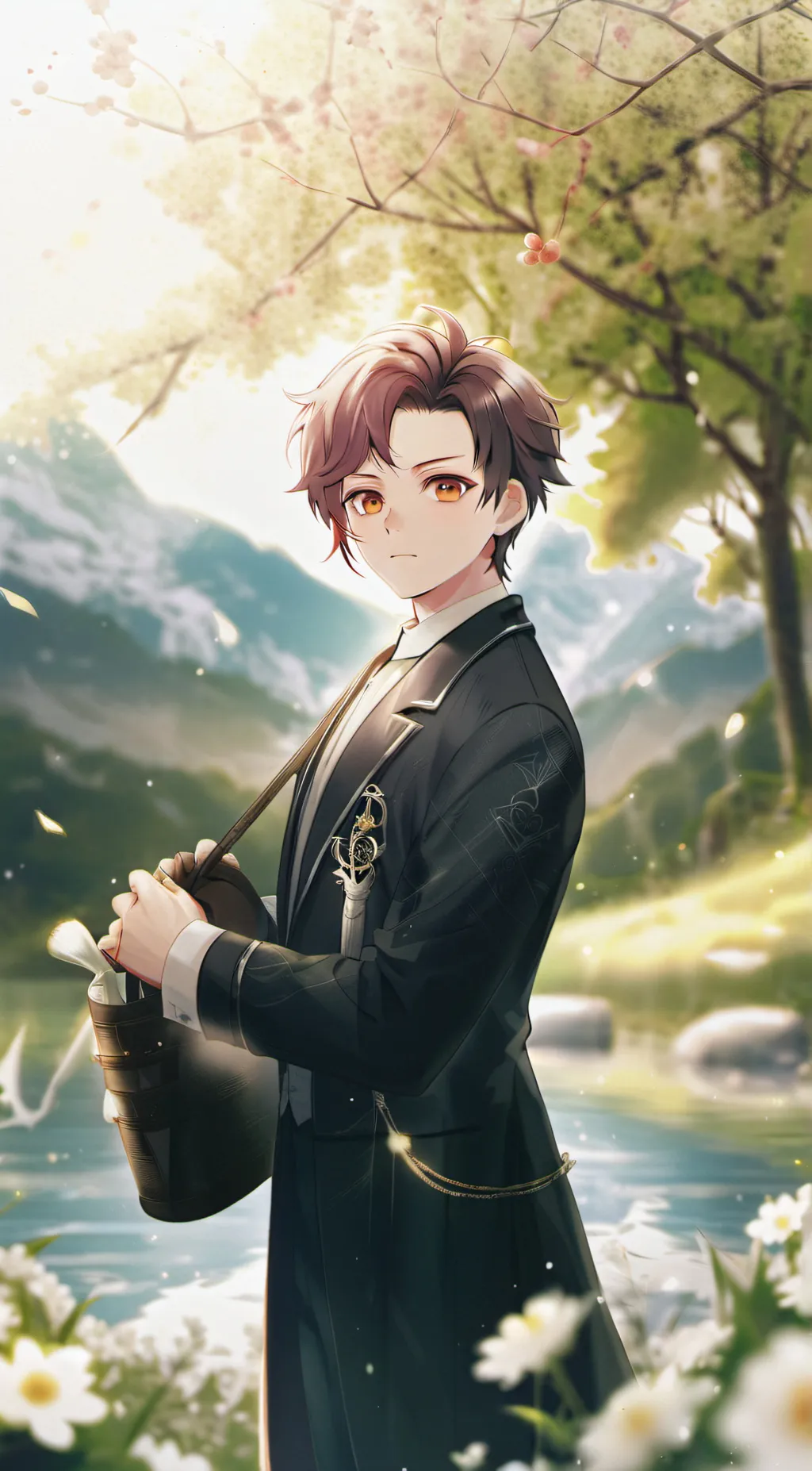 ai character: Damien background