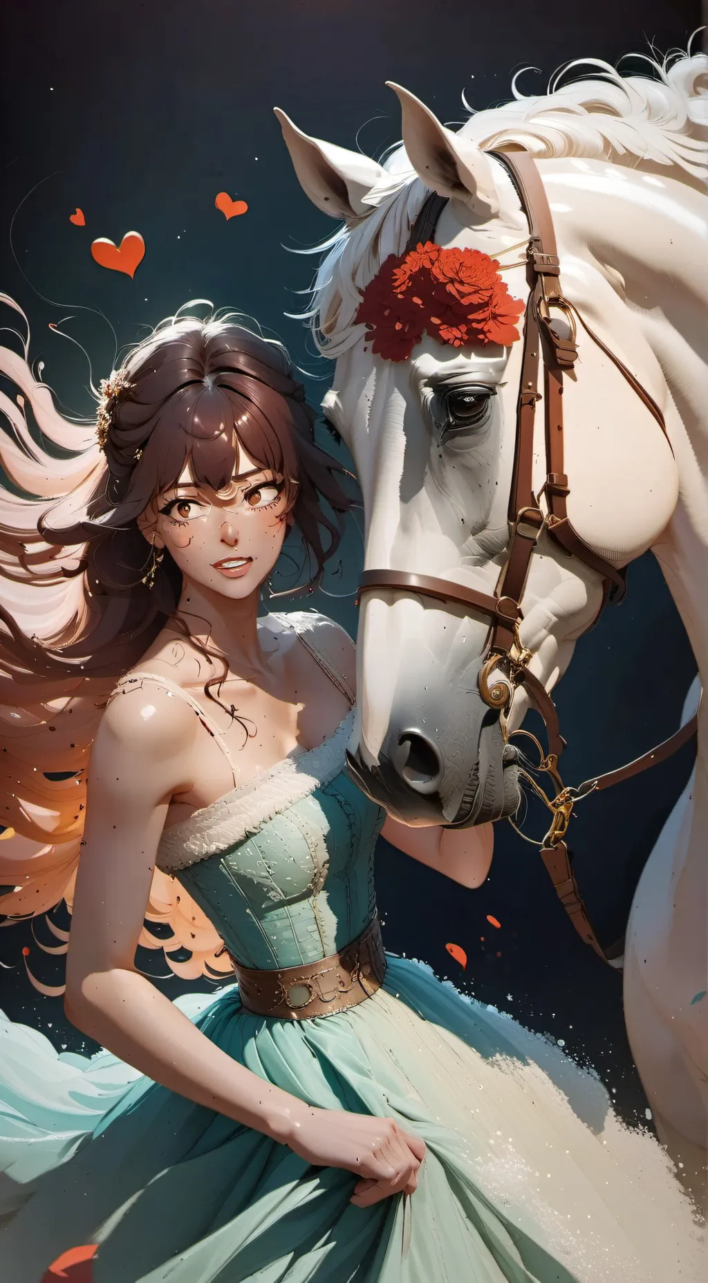 ai character: Victoria secret  background