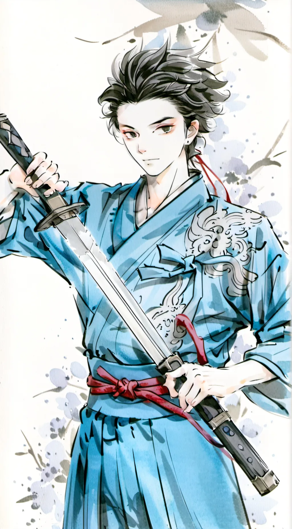 ai character: Demon Slayer RPG background