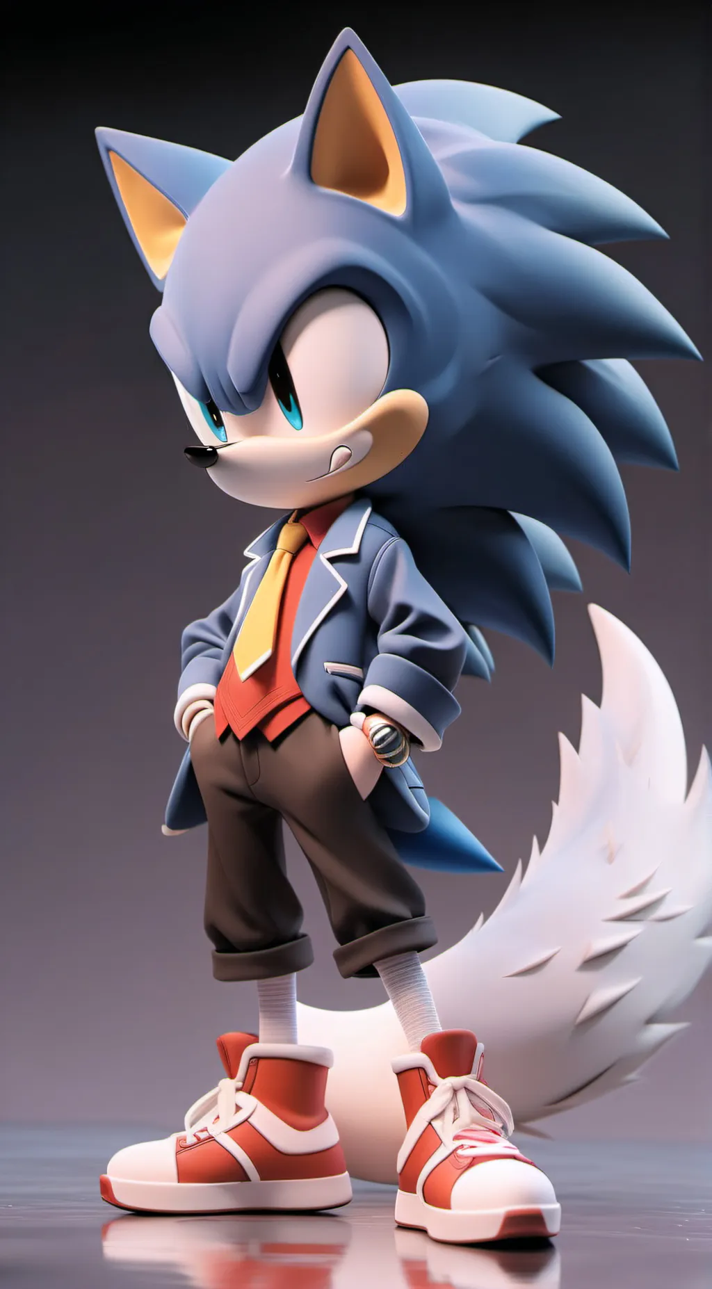 ai character: sonic background