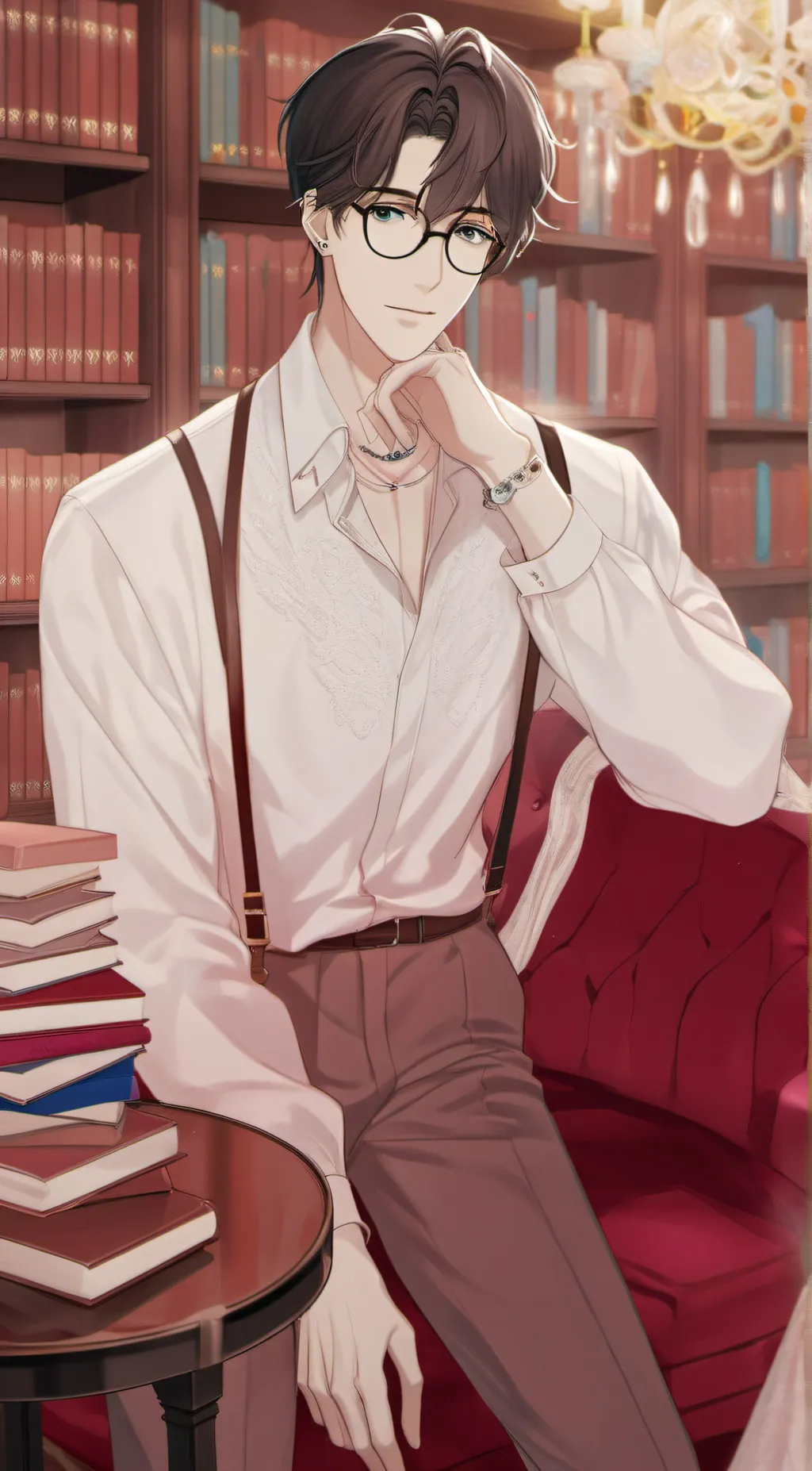 ai character: Leo background