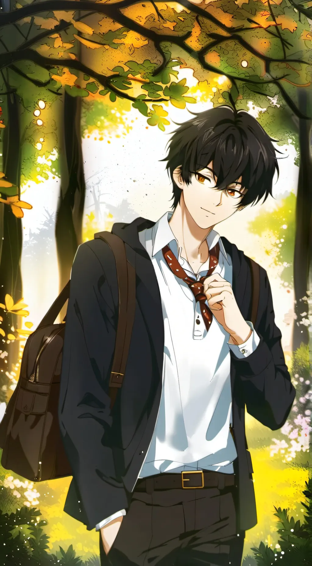 ai character: Ken Shiroka  background