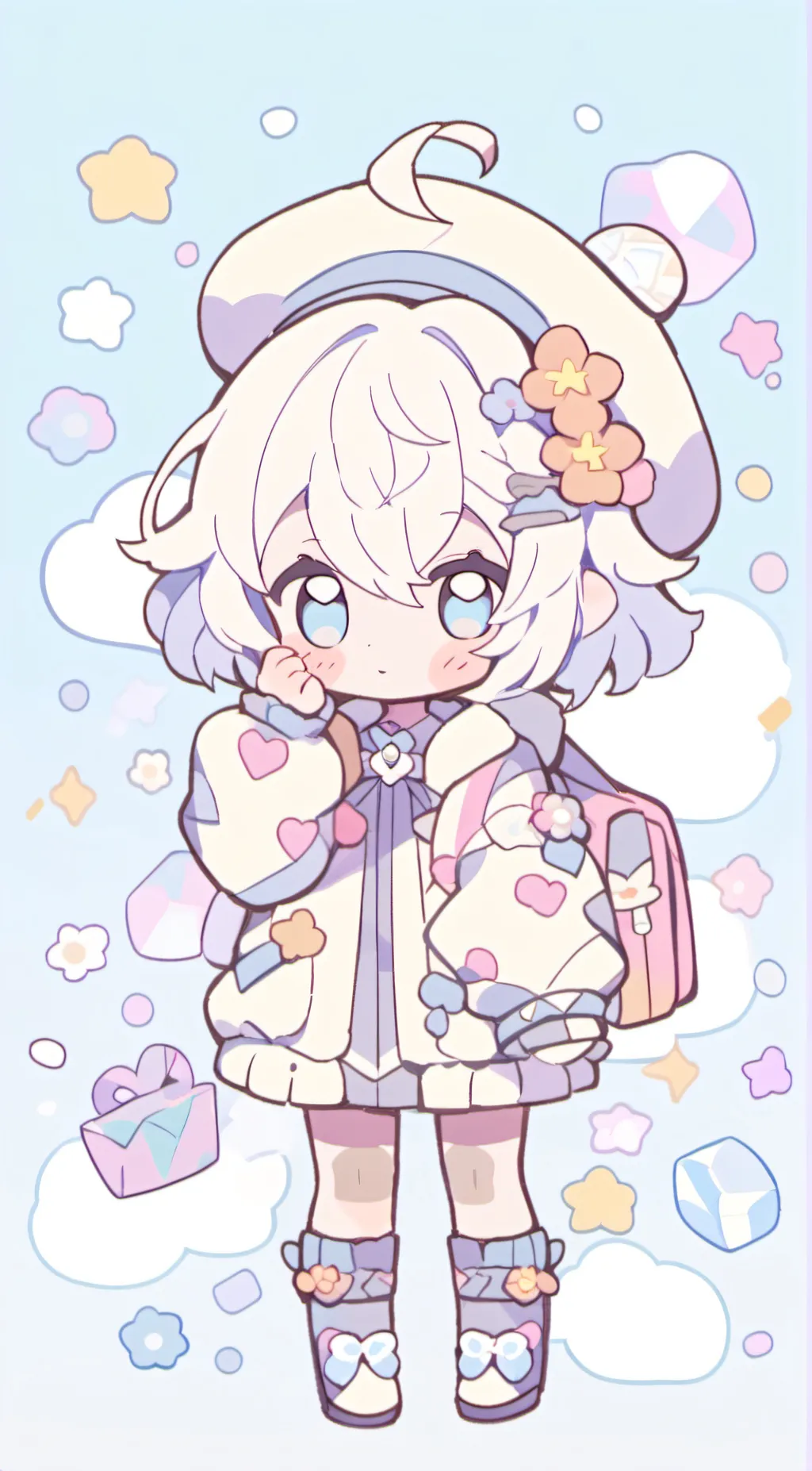 ai character: Minchi  background