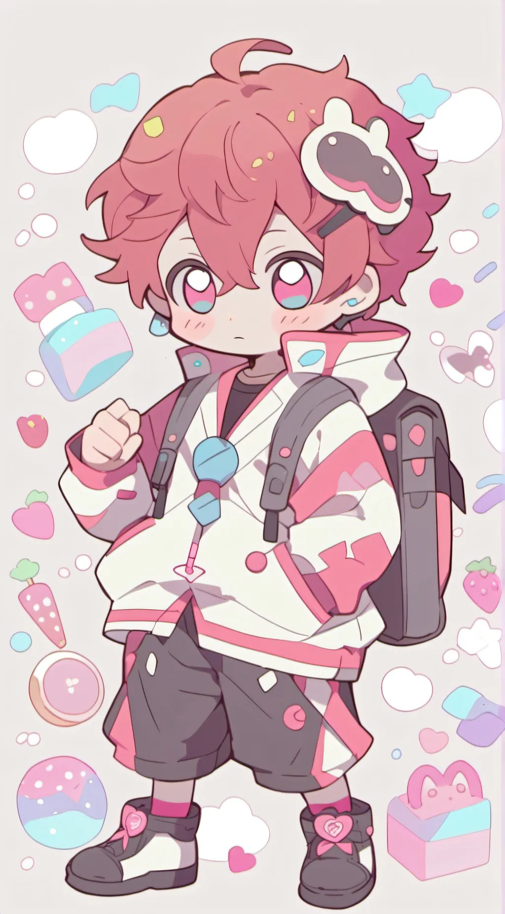 ai character: Little max background