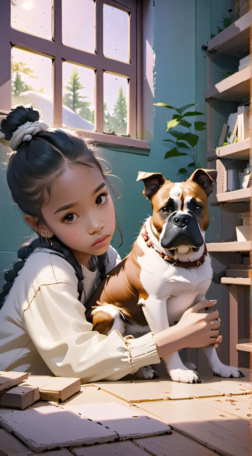 ai character: Avery  background