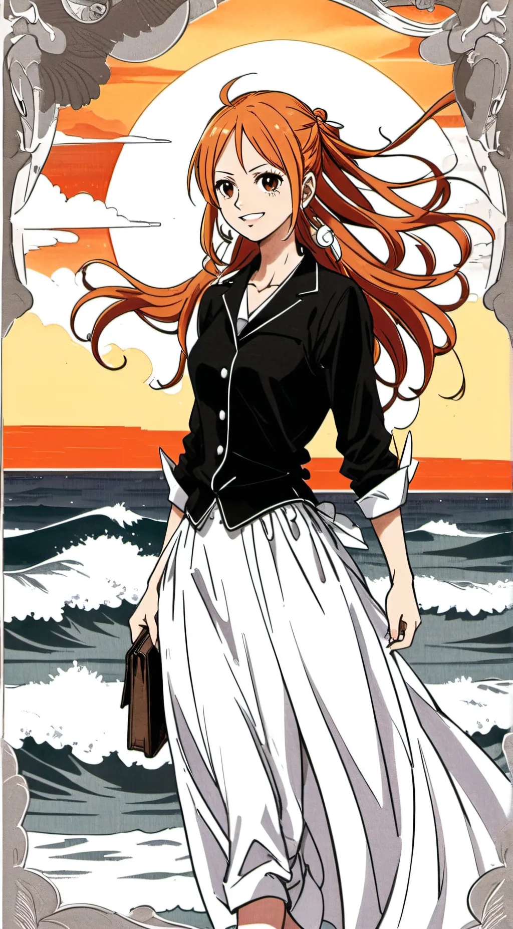 ai character: Nami background