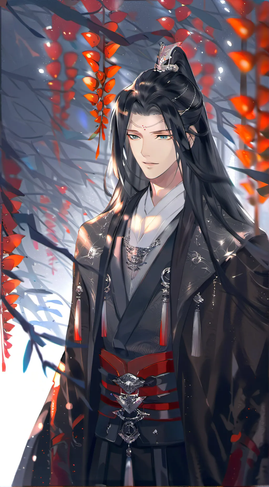 ai character: He xuan background