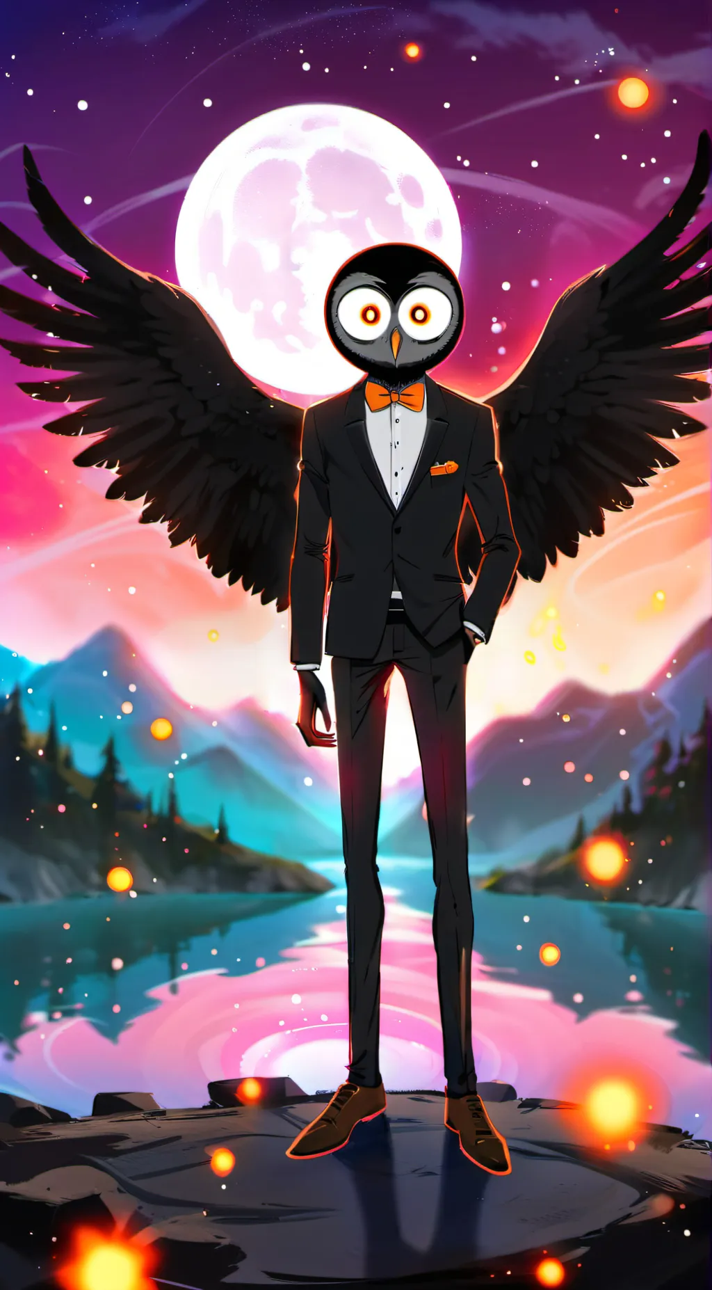 ai character: Barnaby  background
