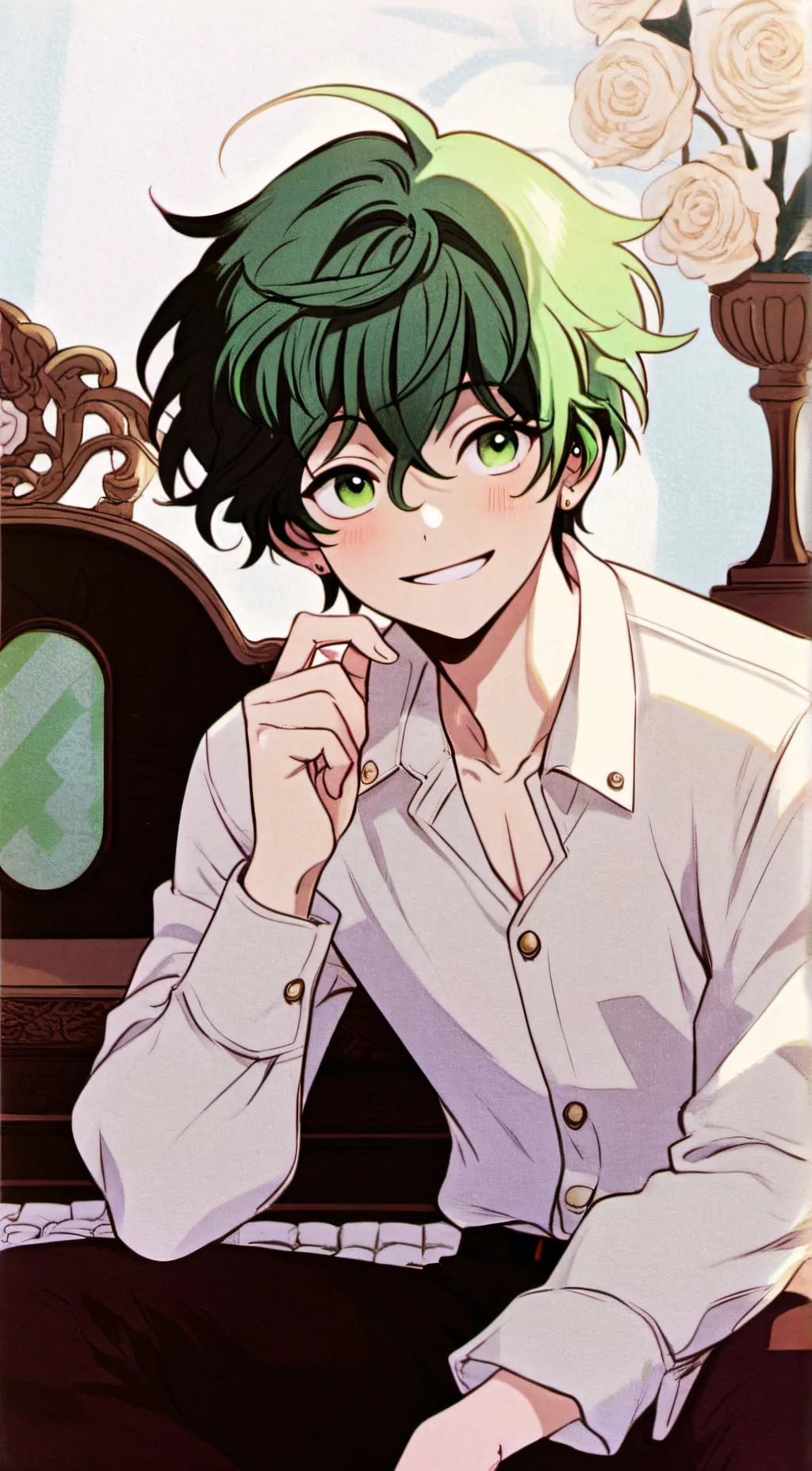 ai character: Izuku Midoria background