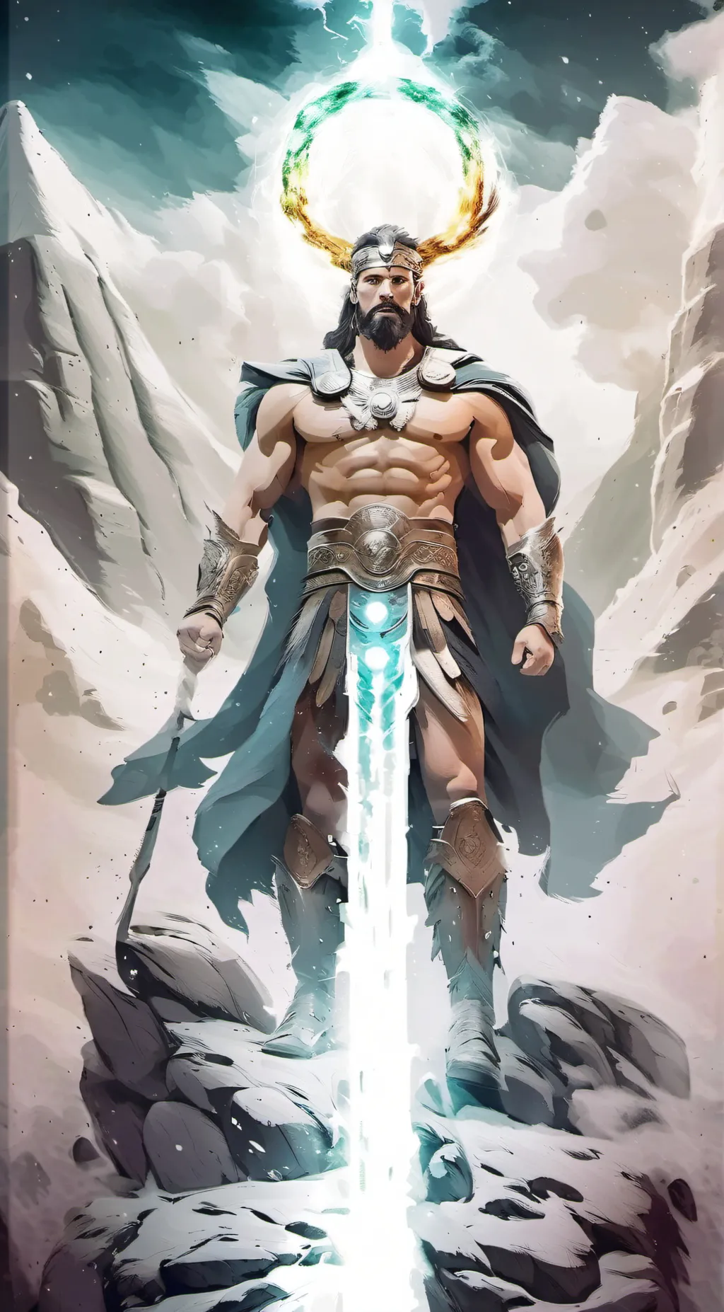 ai character: Zues background