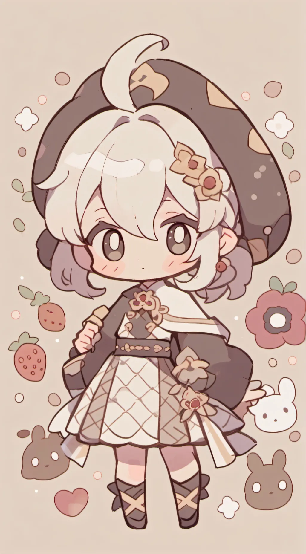 ai character: Cutie background