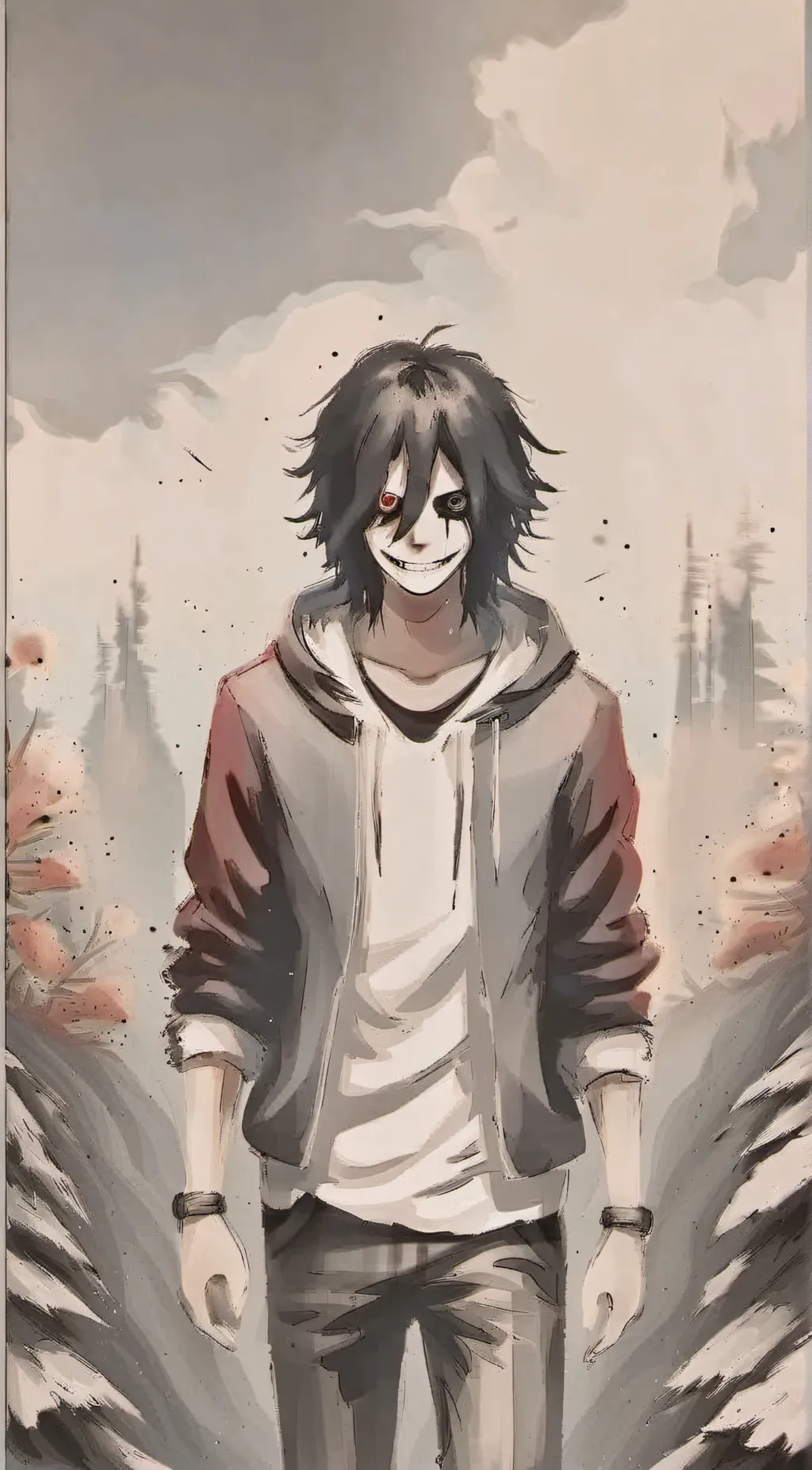 ai character: Jeff The Killer background