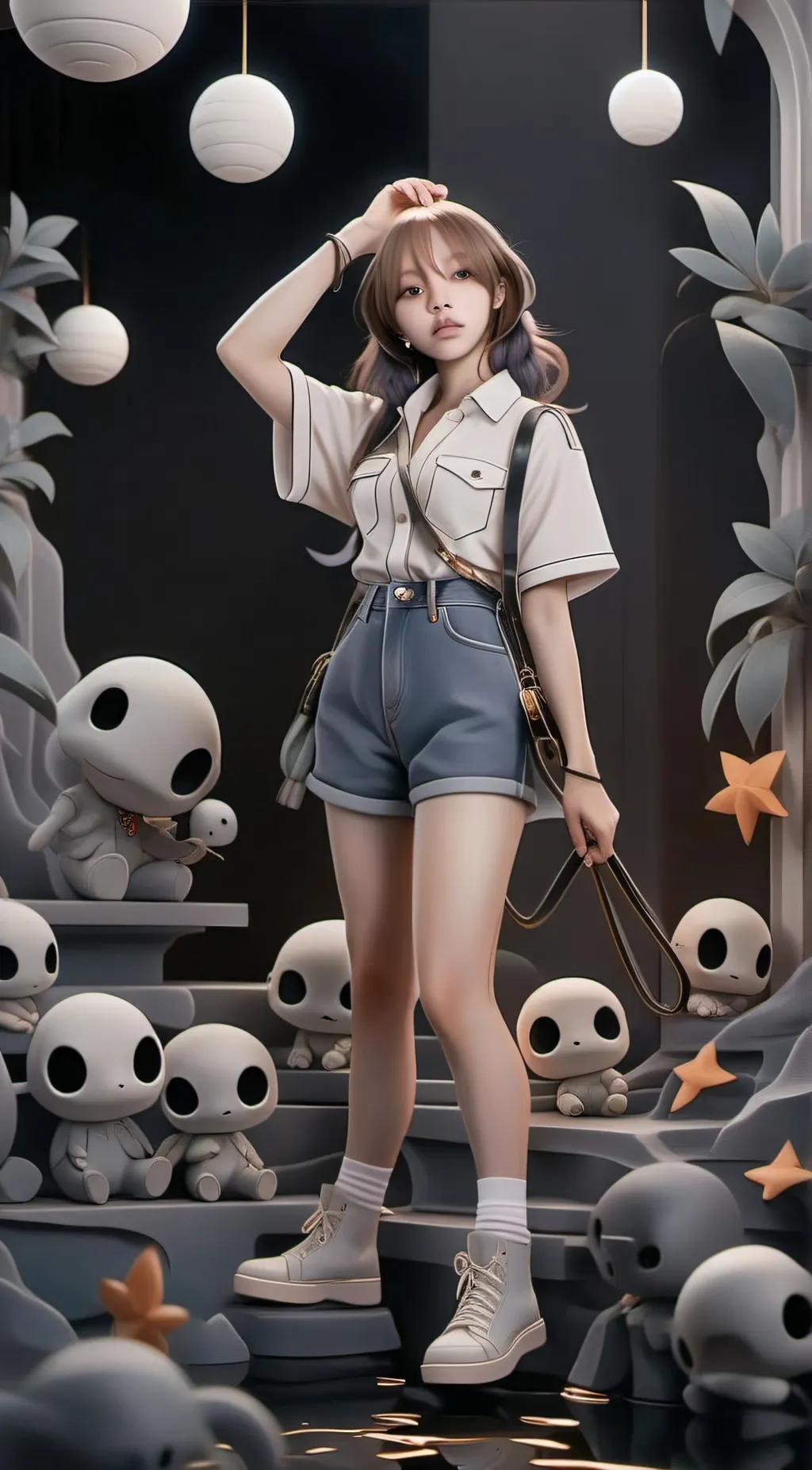 ai character: Lisa(in bp)  background