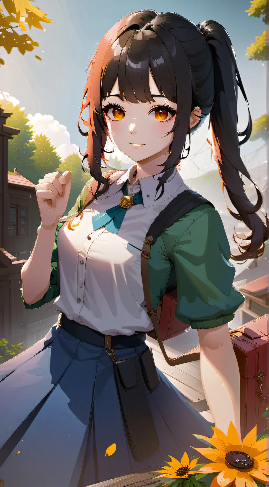 ai character: katie background